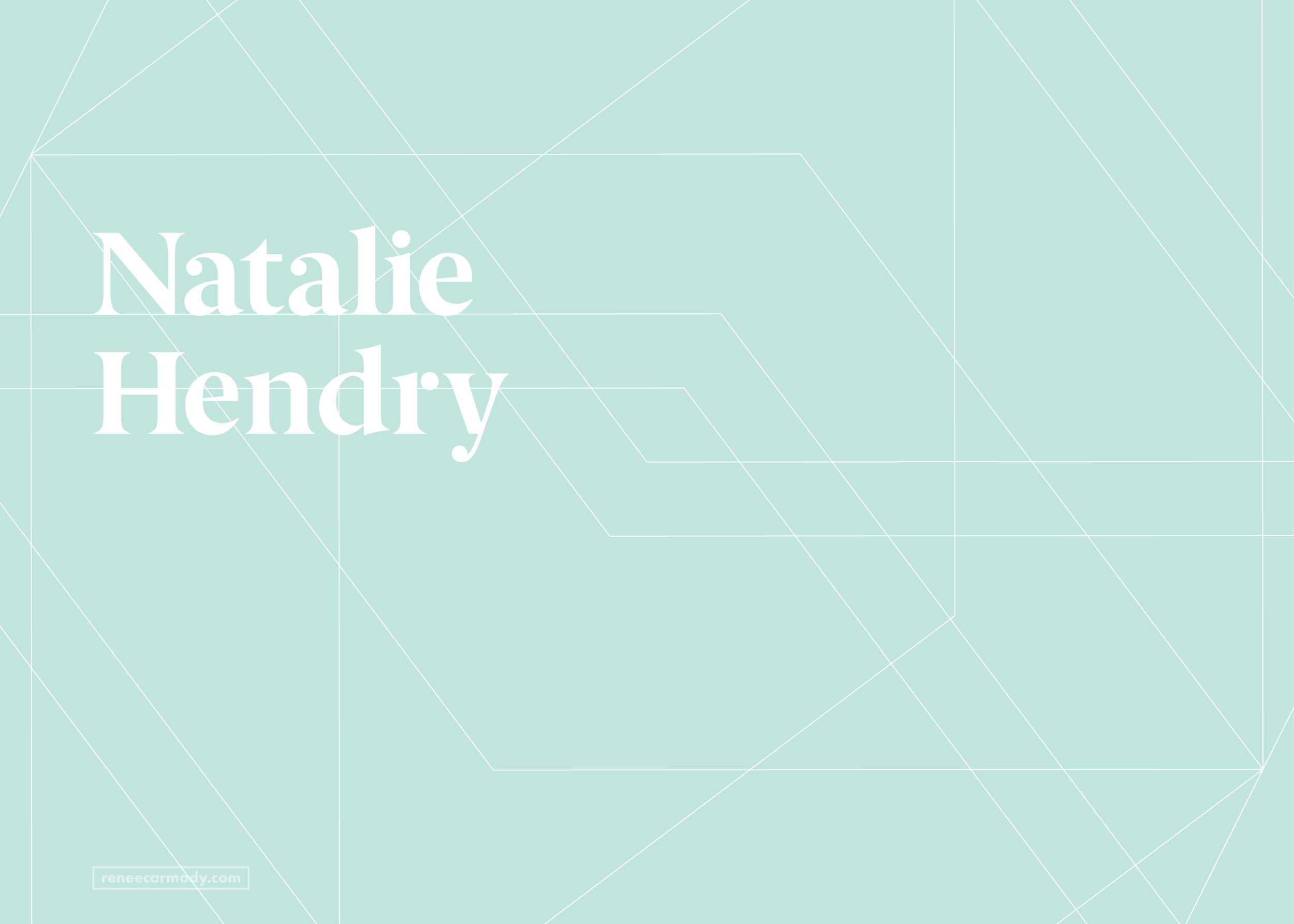 Logo and brand design for Natalie Hendry by Renée Carmody Design.