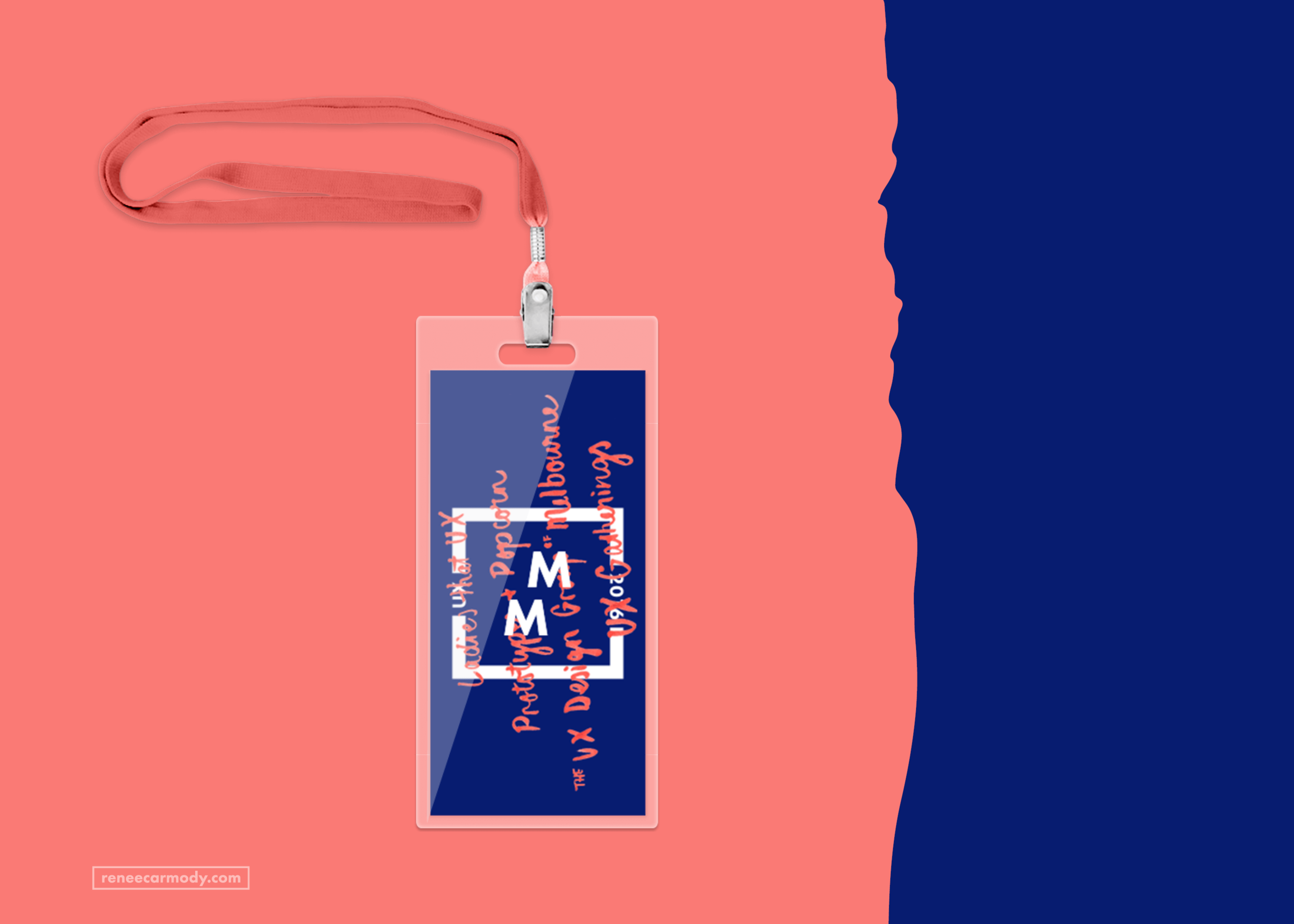 Logo and brand design for Mega Meetup by Renée Carmody Design. reneecarmody.com