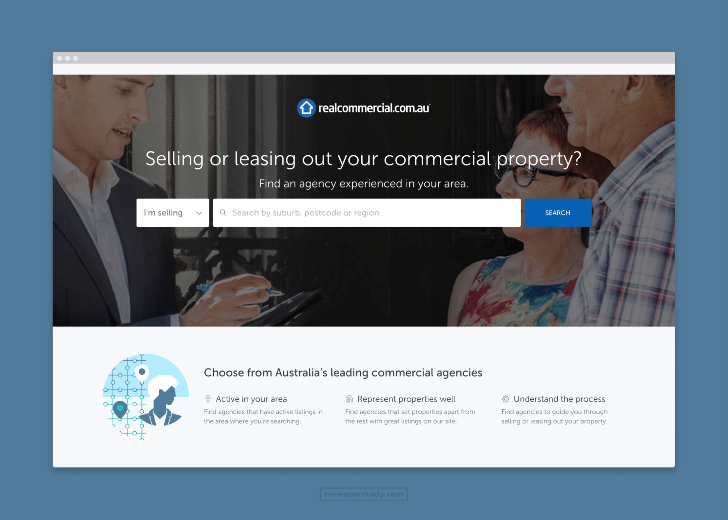 Property Alerts. Brand illustrations for commercial property website, realcommercial.com.au by Renée Carmody.