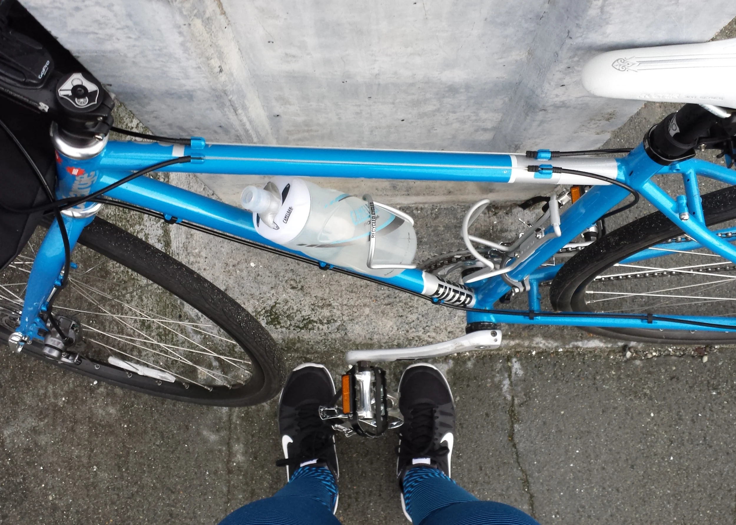 Logging the miles.