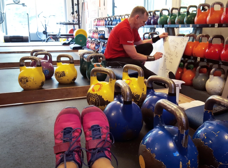 My training buddy, keeping me on track.