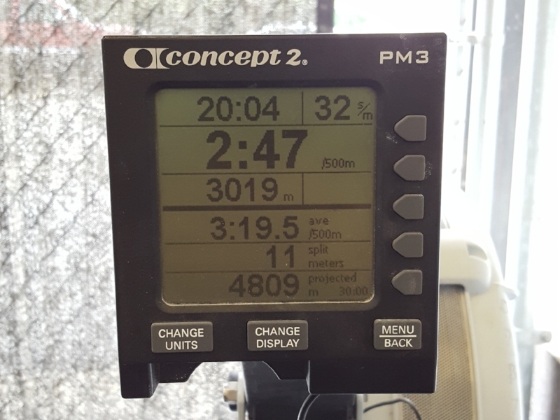 Someone save me from this never-ending (20 minutes of) cardio.