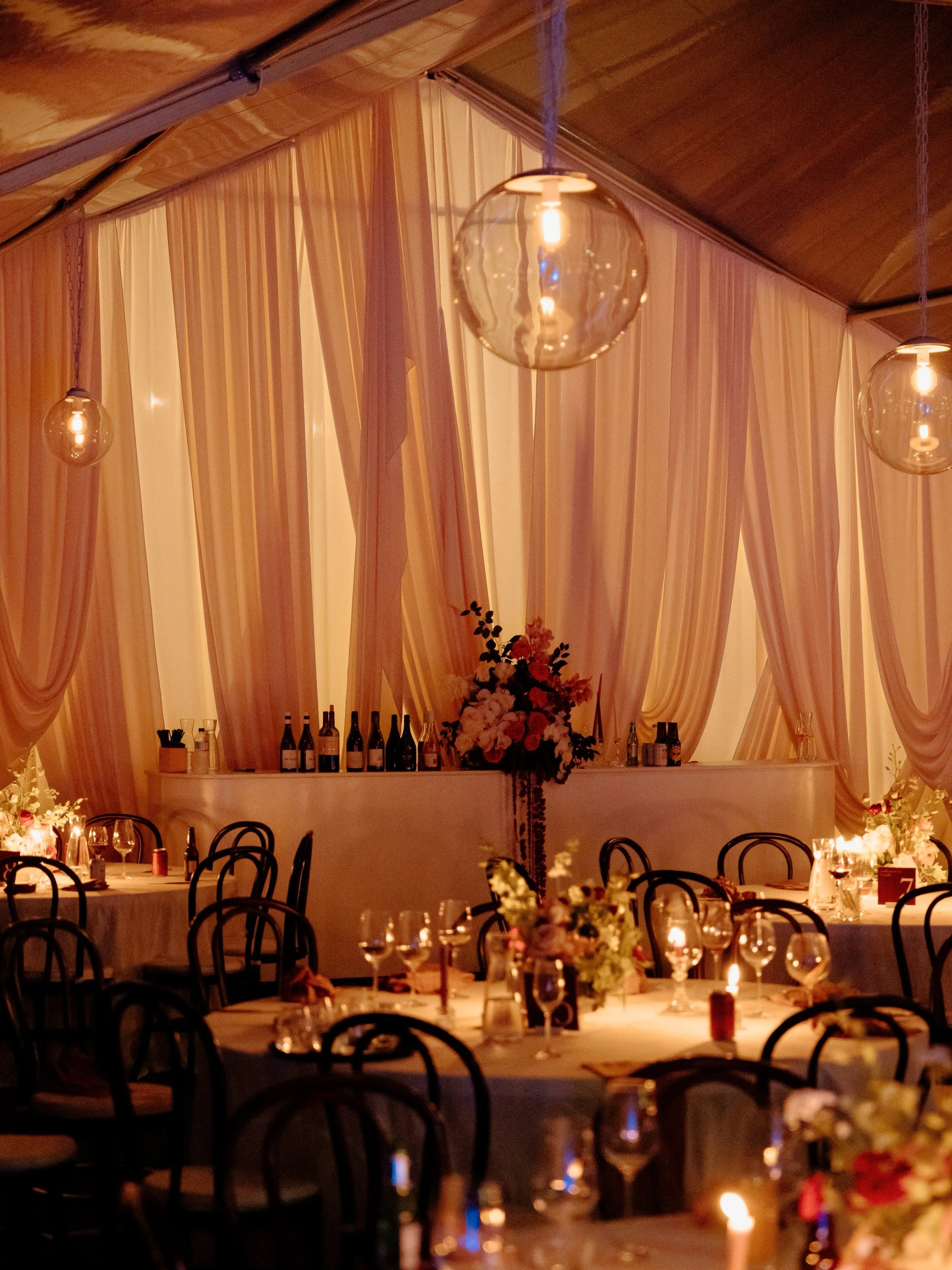 Poorvi &amp; Forest, Auckland.

Planner/Stylist @onefinedayweddings | Lighting &amp; Draping @lalumiere_nz | Marquee &amp; Flooring @lucyseventhire | Furniture @flockevents | Stationery @onefinedaystationery | Cutlery/Crockery @royallaboratorie | Foo