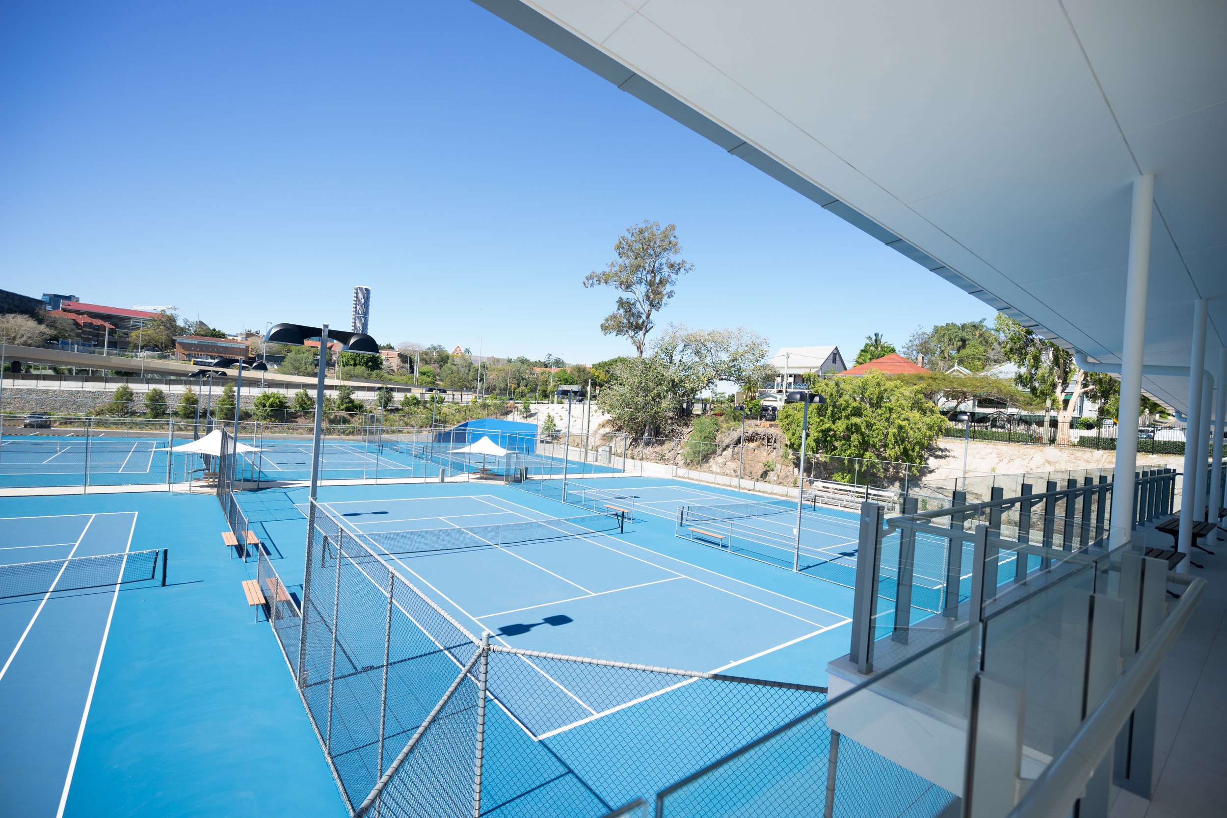 Brisbane Grammar School Tennis Centre — Red Door Architecture