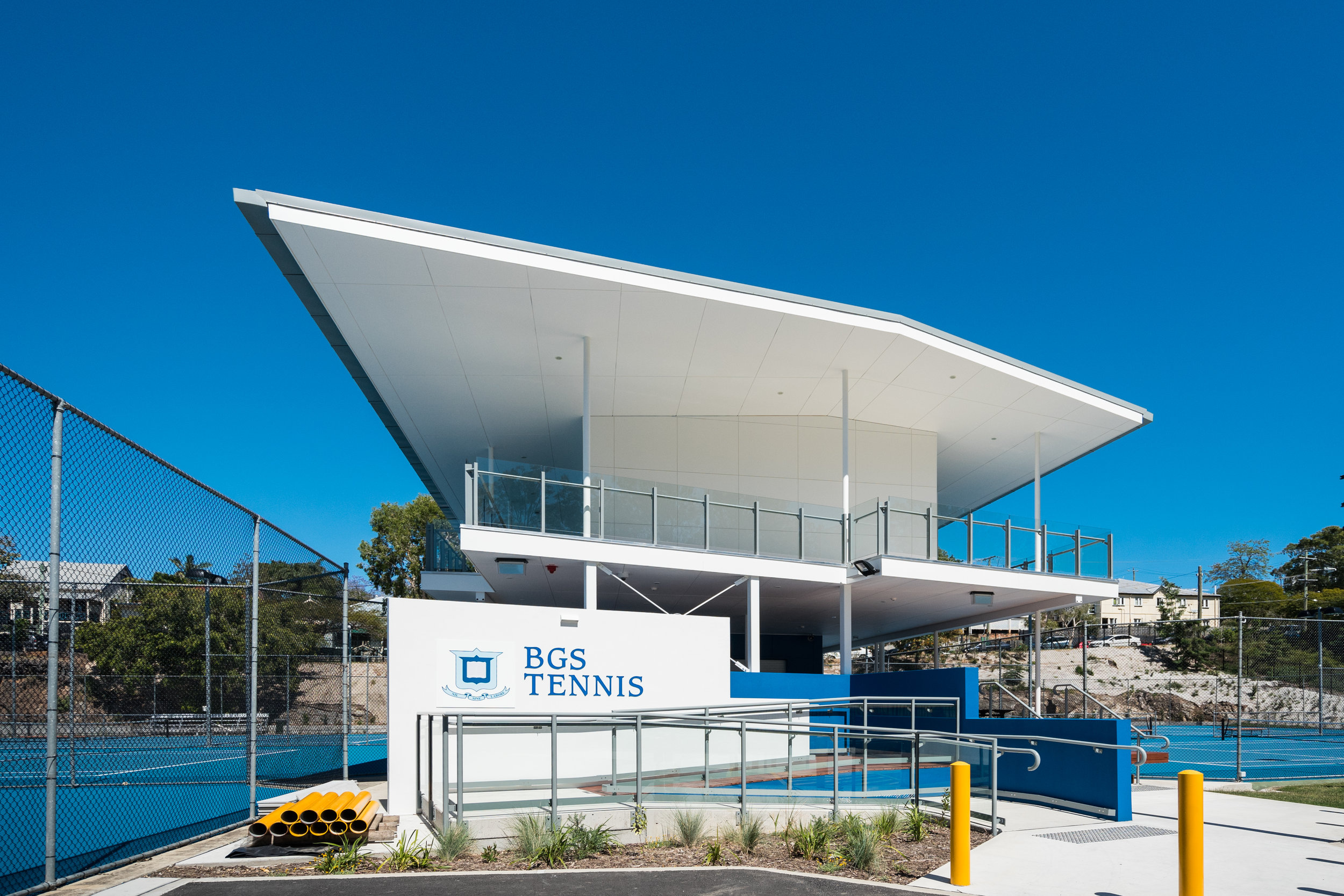Brisbane Grammar School Tennis Centre — Red Door Architecture
