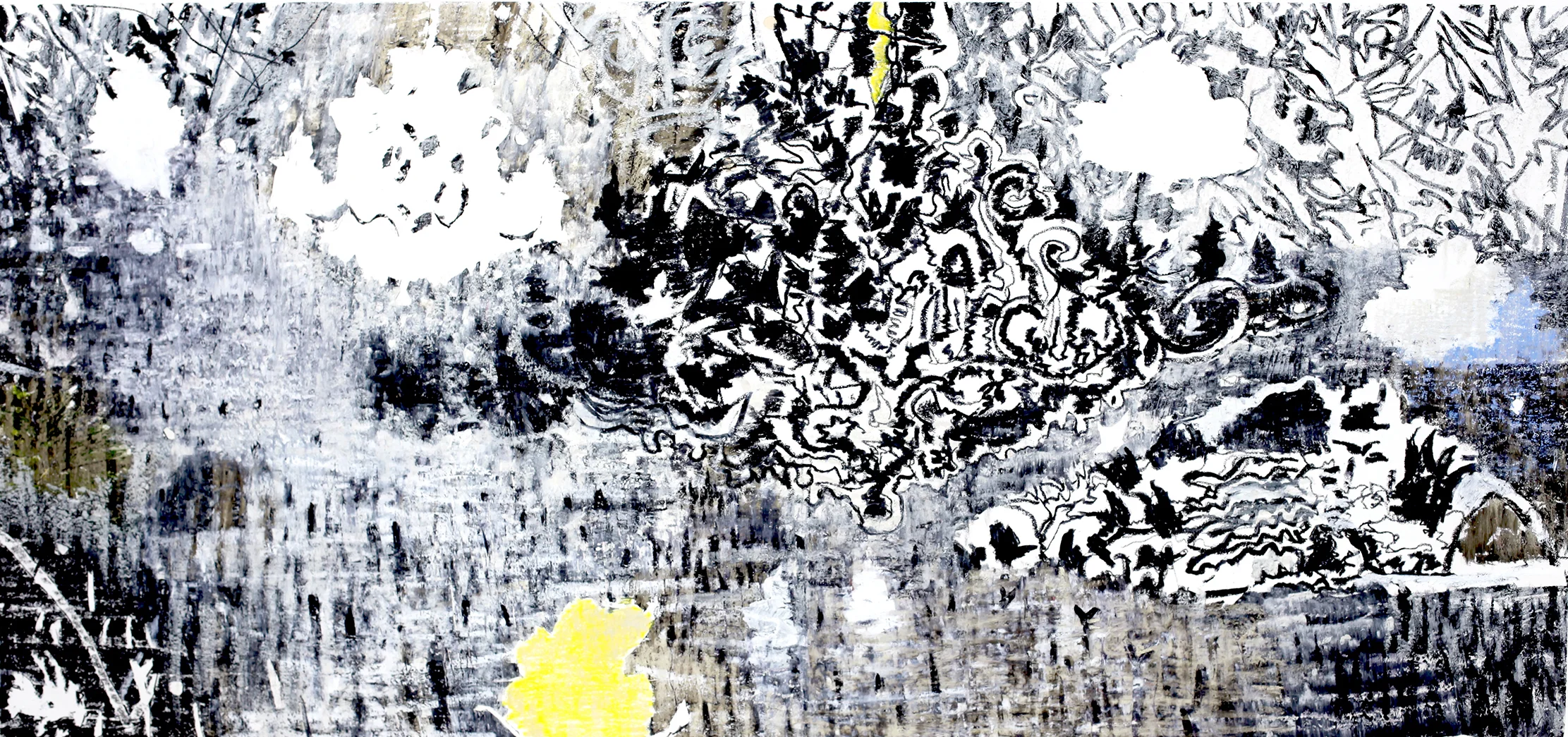 The Swamp Chandelier. 130 x 300cm