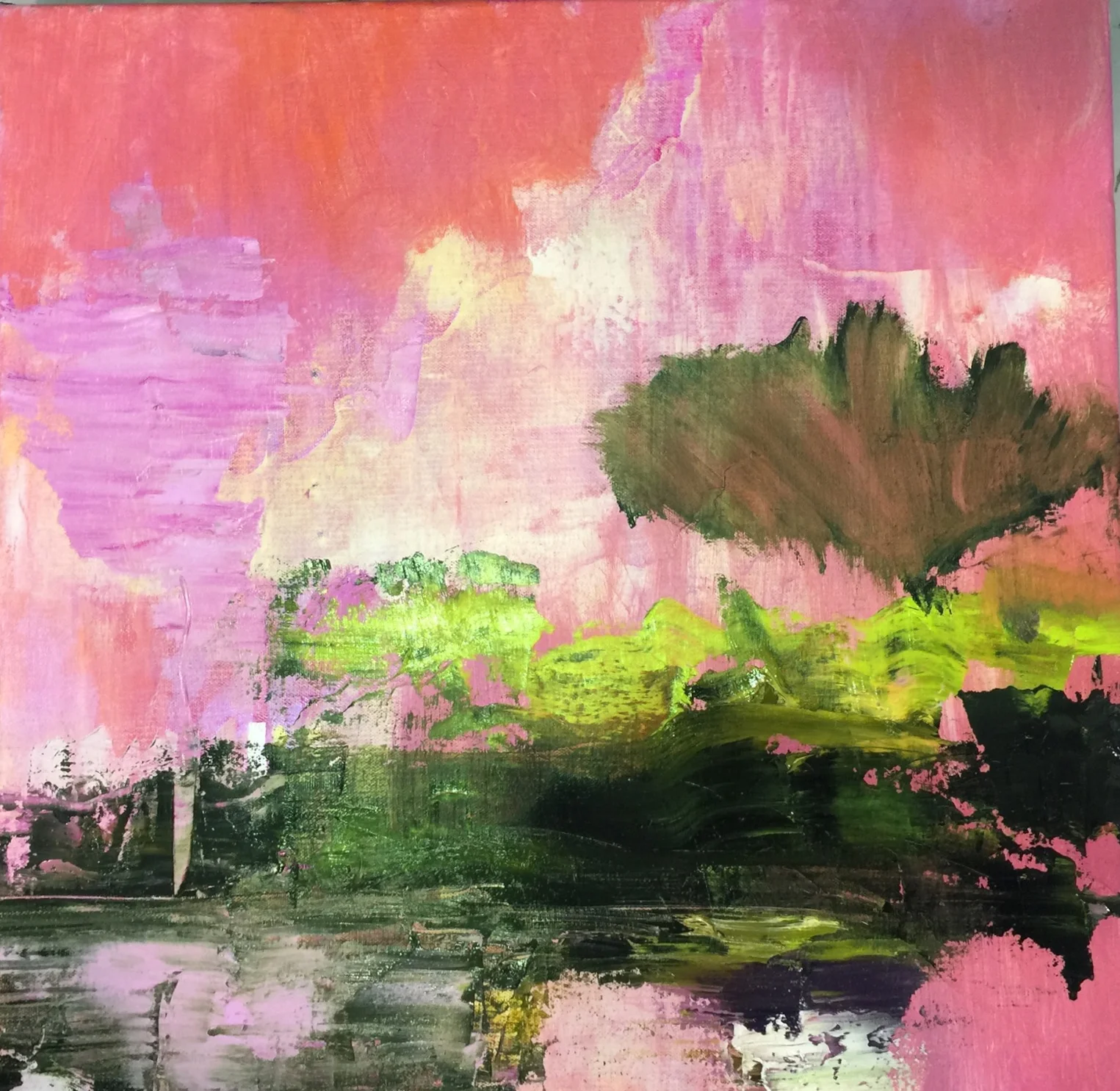 River Deep Mountain High 46x46 cm