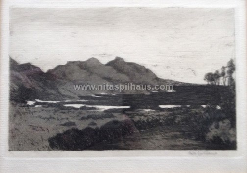 Hout Bay Etching 10 x 14 Collector 54