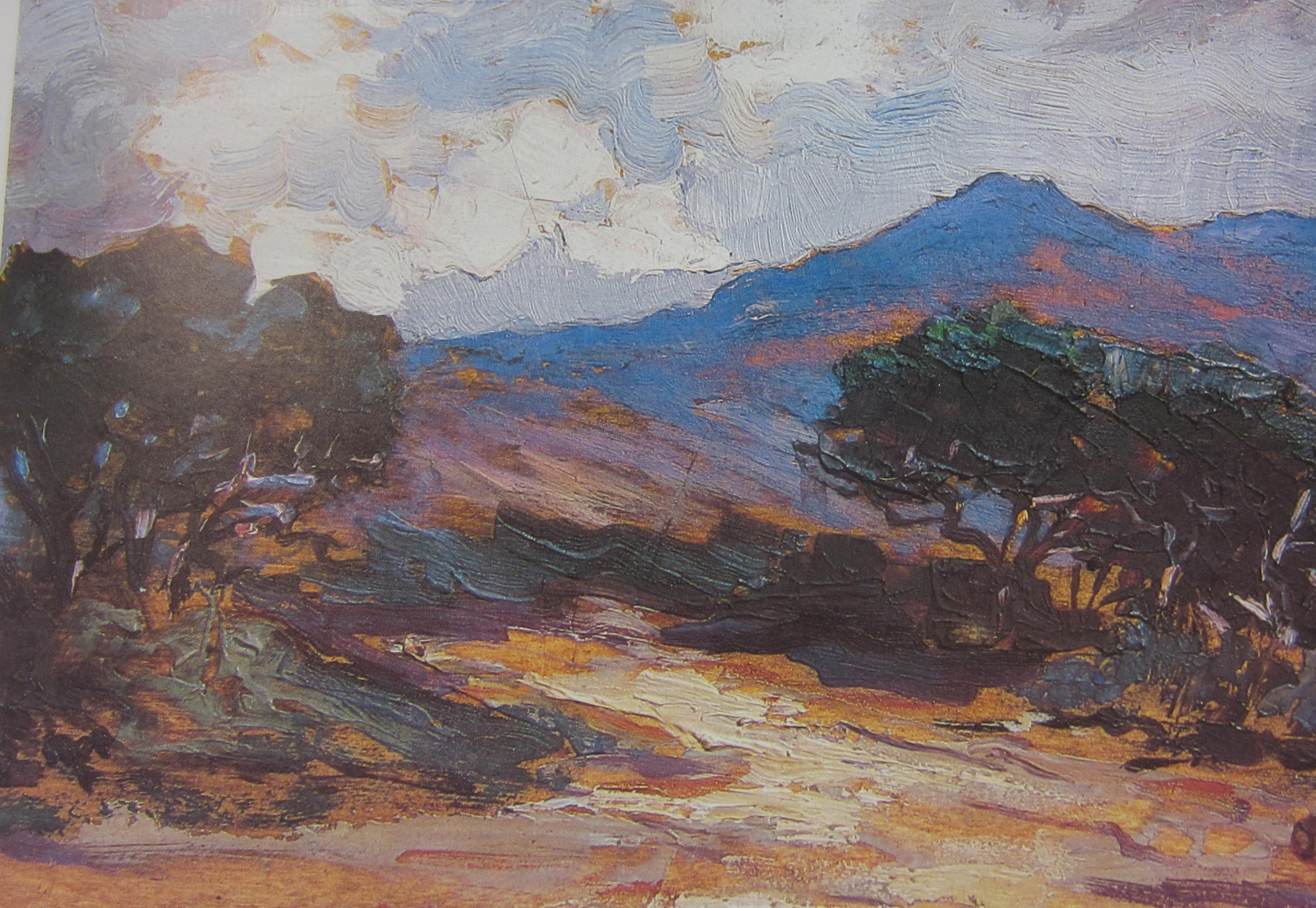 The Road Through the Valley, Oil on panel, 17.5 x 25 cm