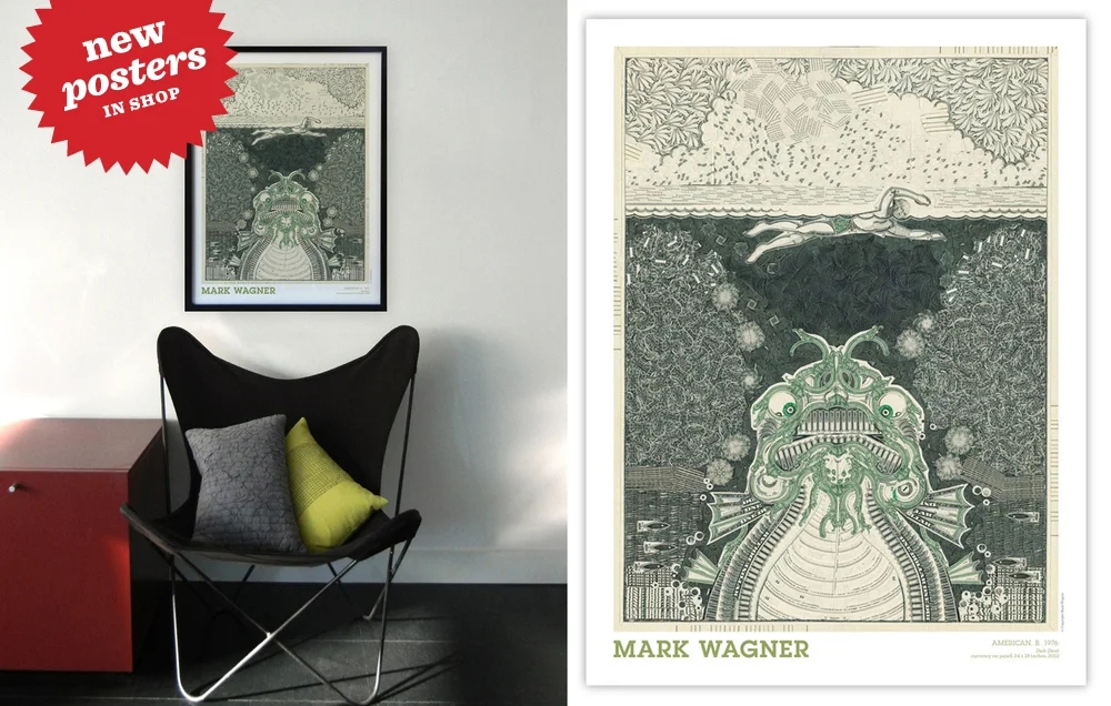 Call them "prints" if you'd like. We call them posters because we're old school. For your private ownership and analog home-viewing pleasure, four of our favorite currency images are now available in the shop.