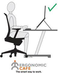 Using our laptop stands can significantly help to improve your posture as well as increasing efficiency.