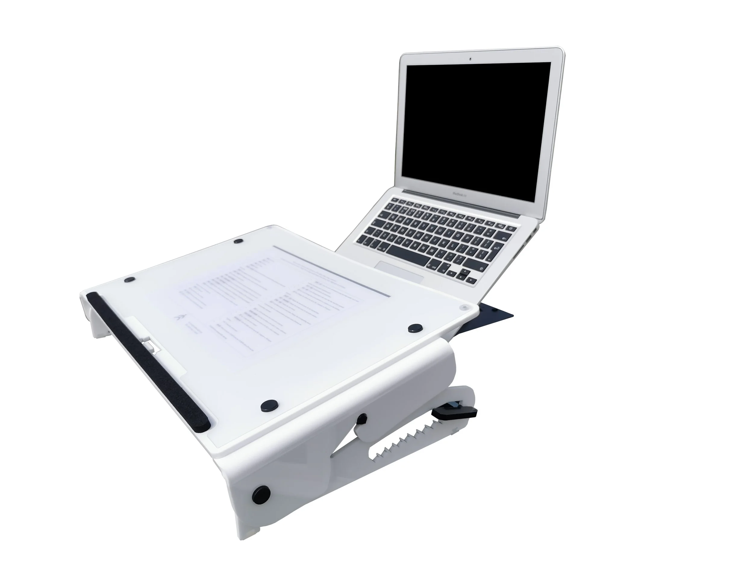   BRING THE WORK CLOSER TO YOU, NO NEED TO LEAN FORWARD LIKE OTHER OPTIONS!  