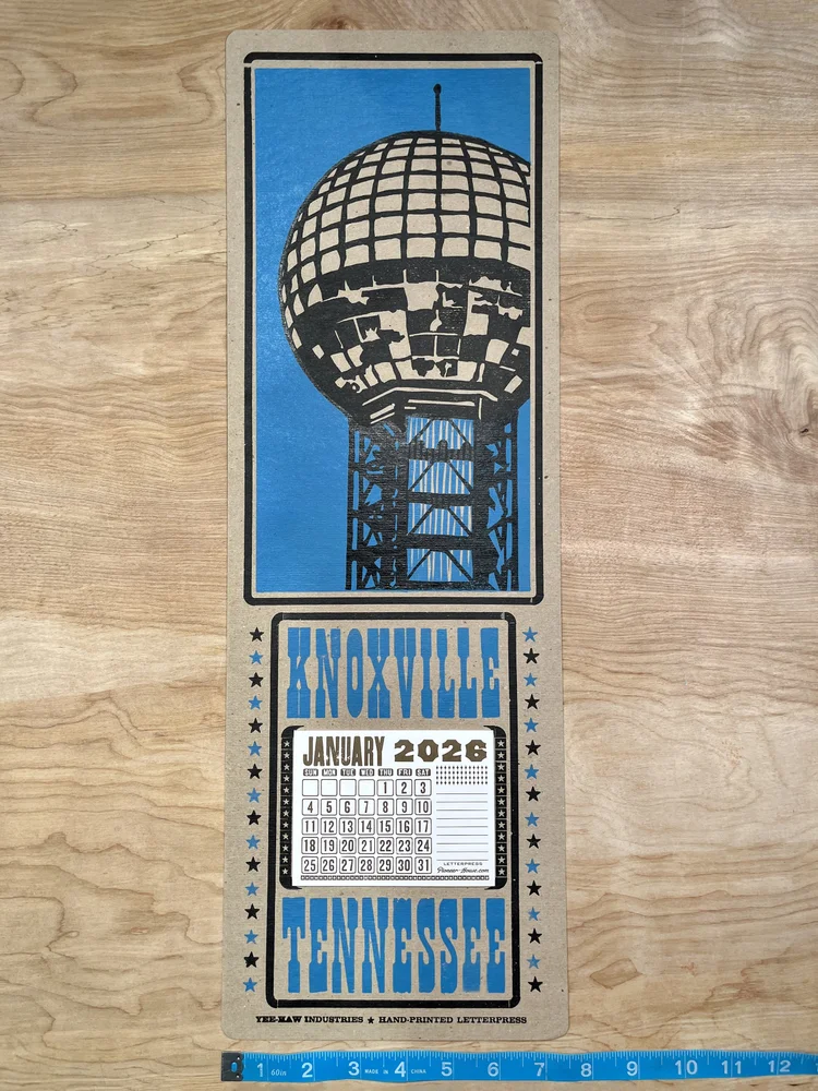 SUNSPHERE KNOXVILLE TENNESSEE Calendar 2026 — Pioneer House