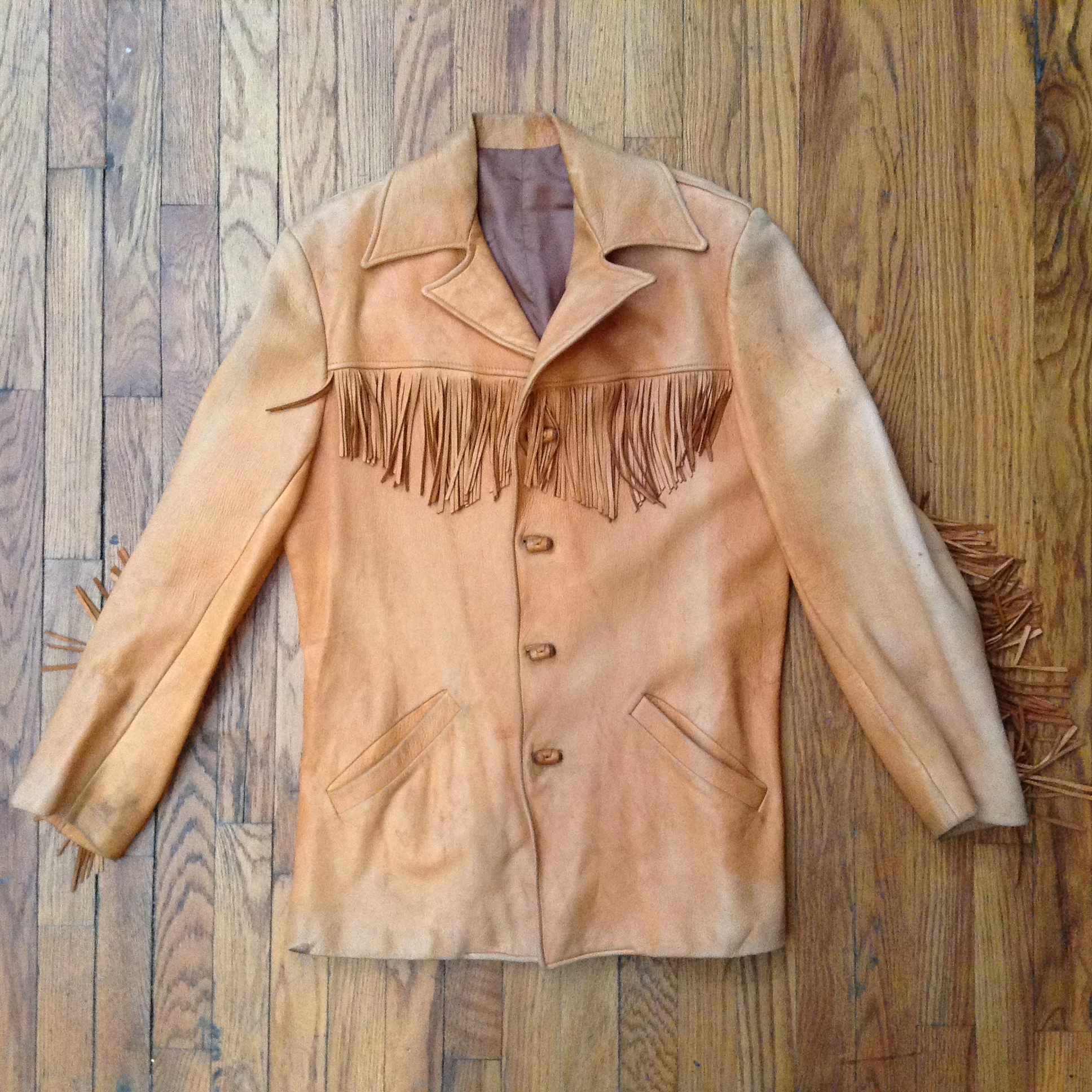 Soft Leather Fringe Jacket