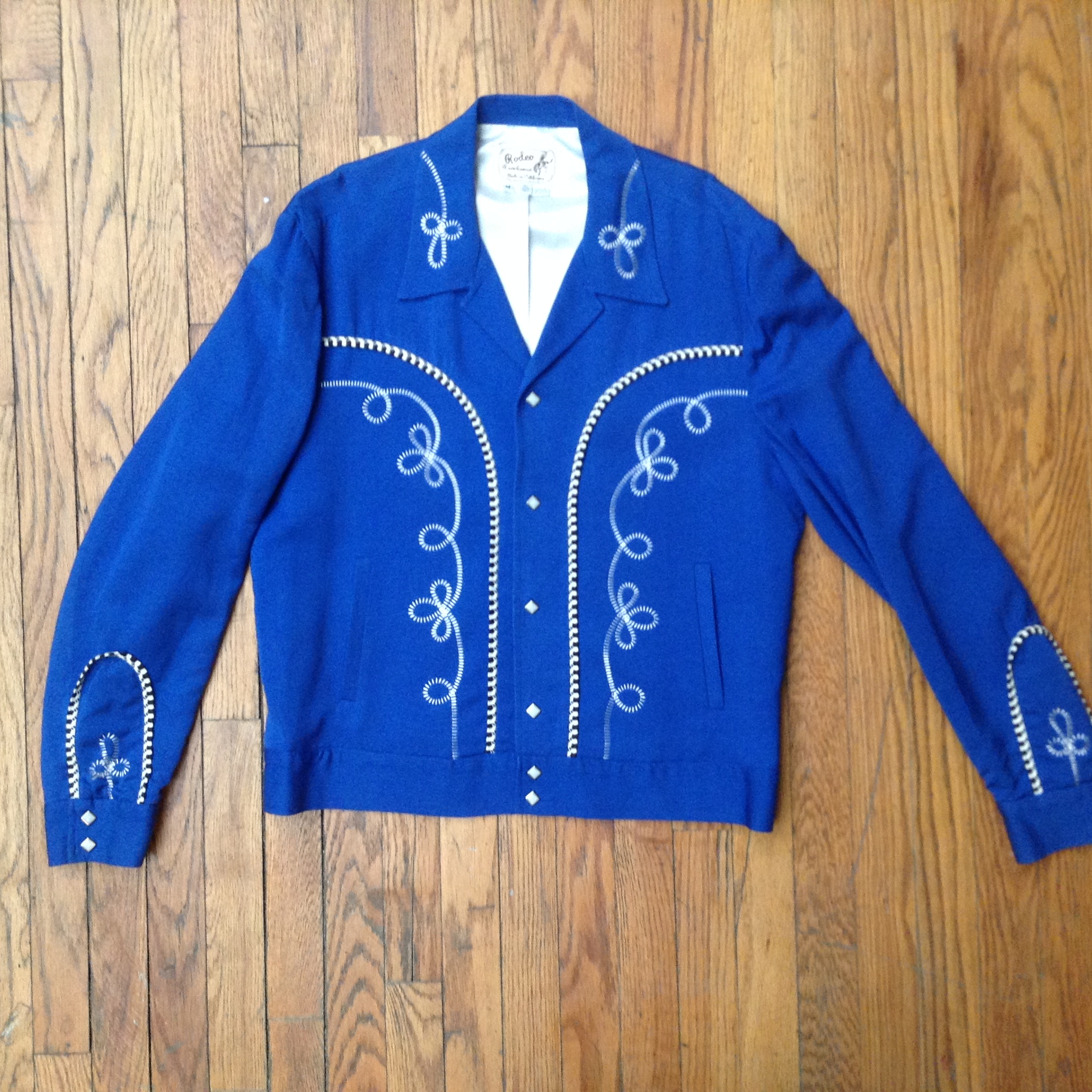 Royal Blue Western Jacket