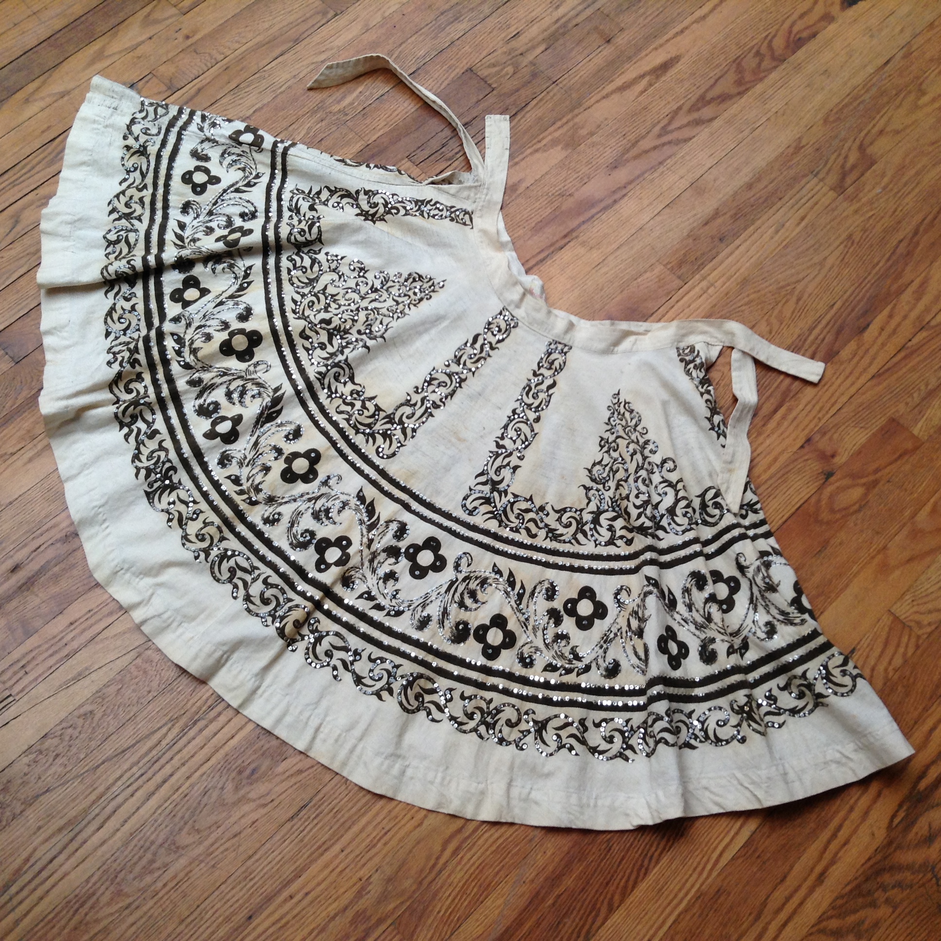 Mexican Hand Painted Circle Skirt