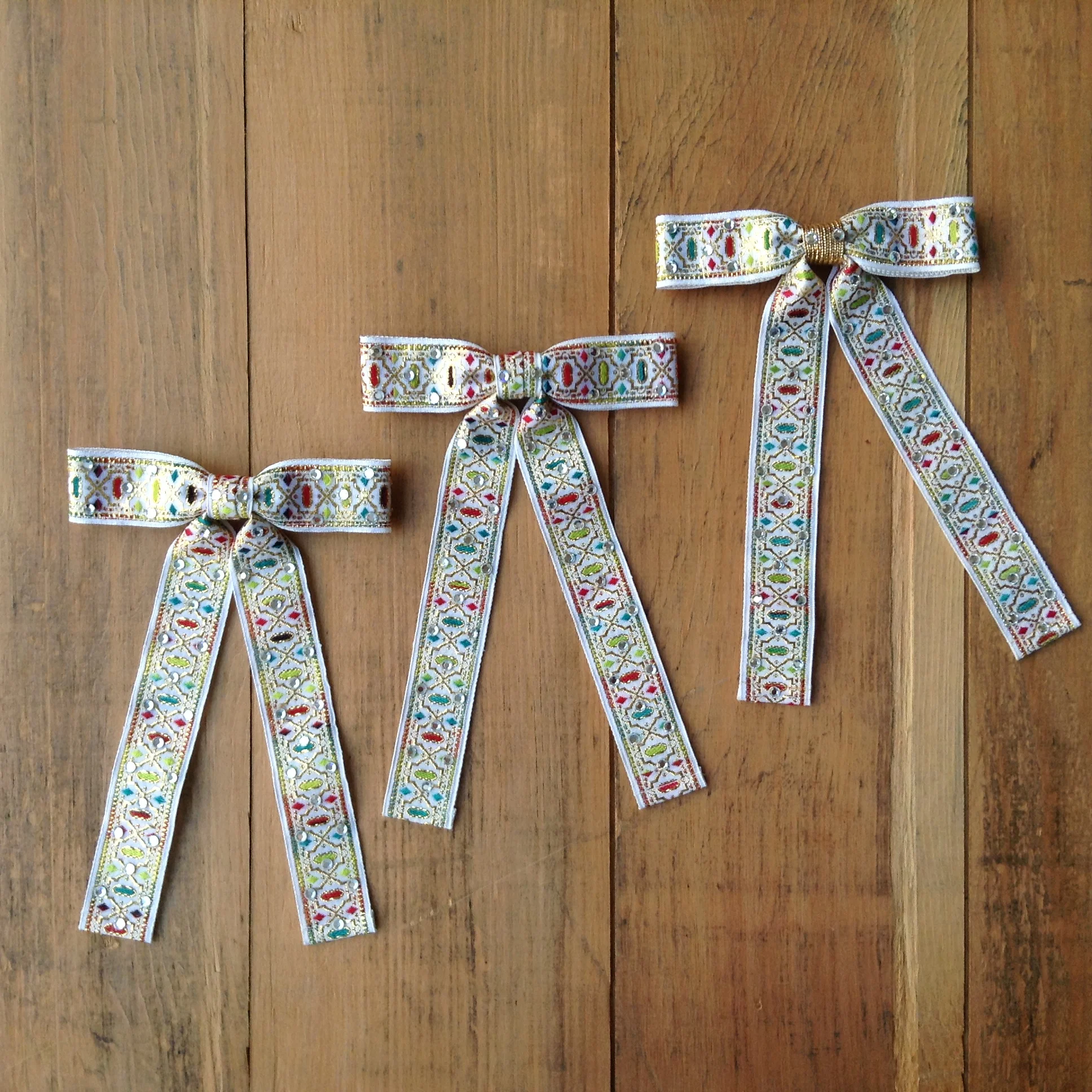 3 Matching Festive String Ties