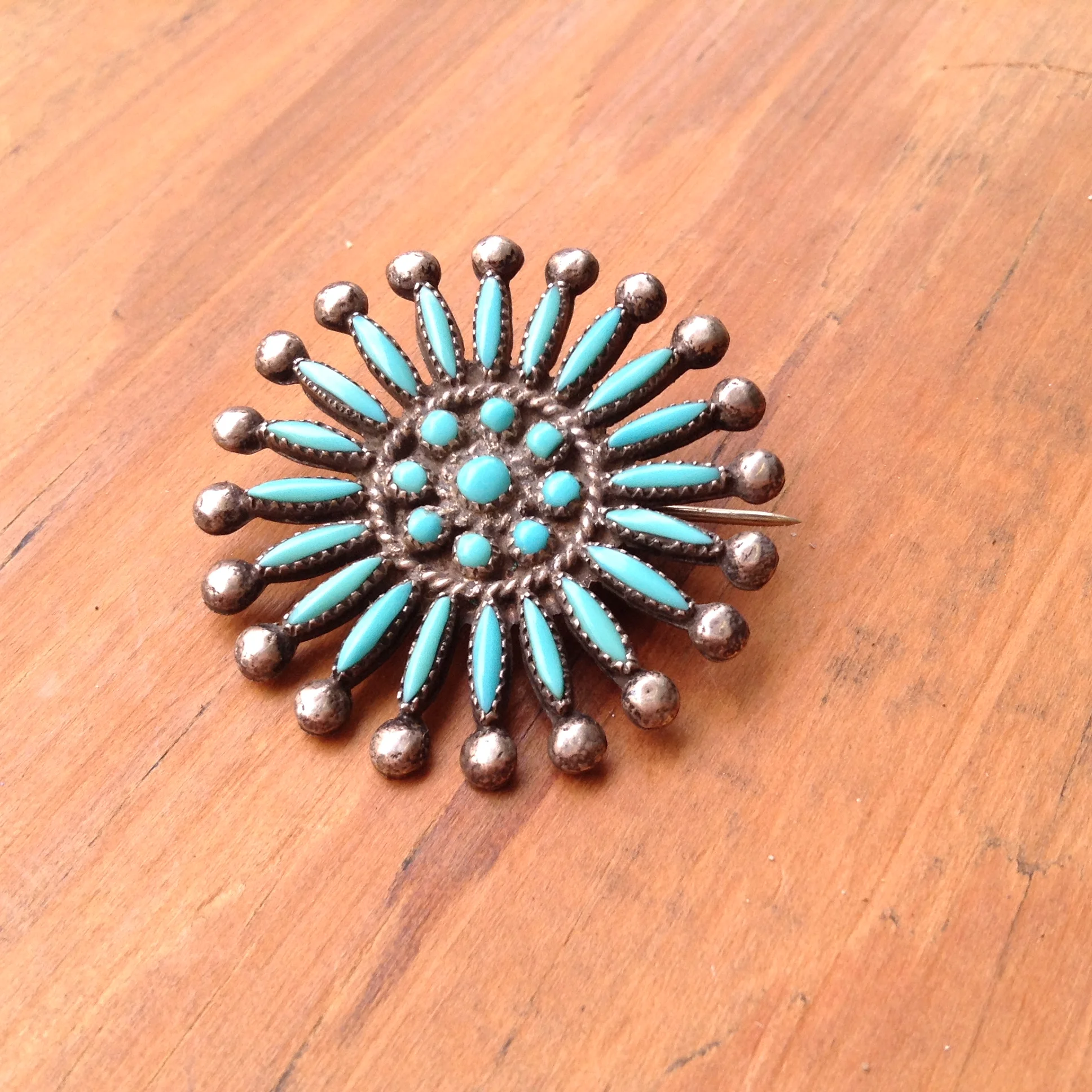 Sunflower Pin Pendant