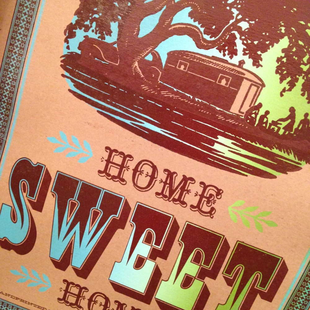 HOME SWEET HOME Poster — Pioneer House, image size:1000x1000
