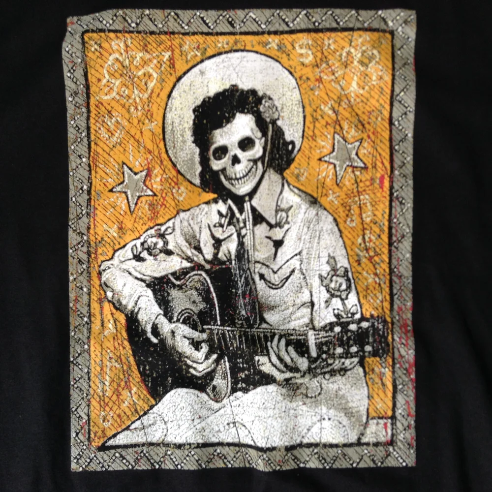 Golden Skeleton Cowgirl T Shirt DISCONTINUED — Pioneer House