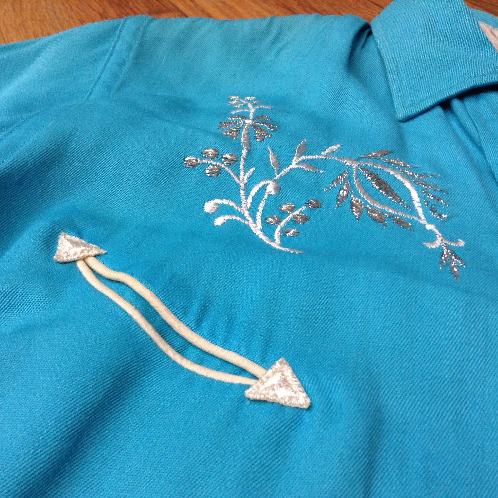 Turquoise & Silver Ladies Suit