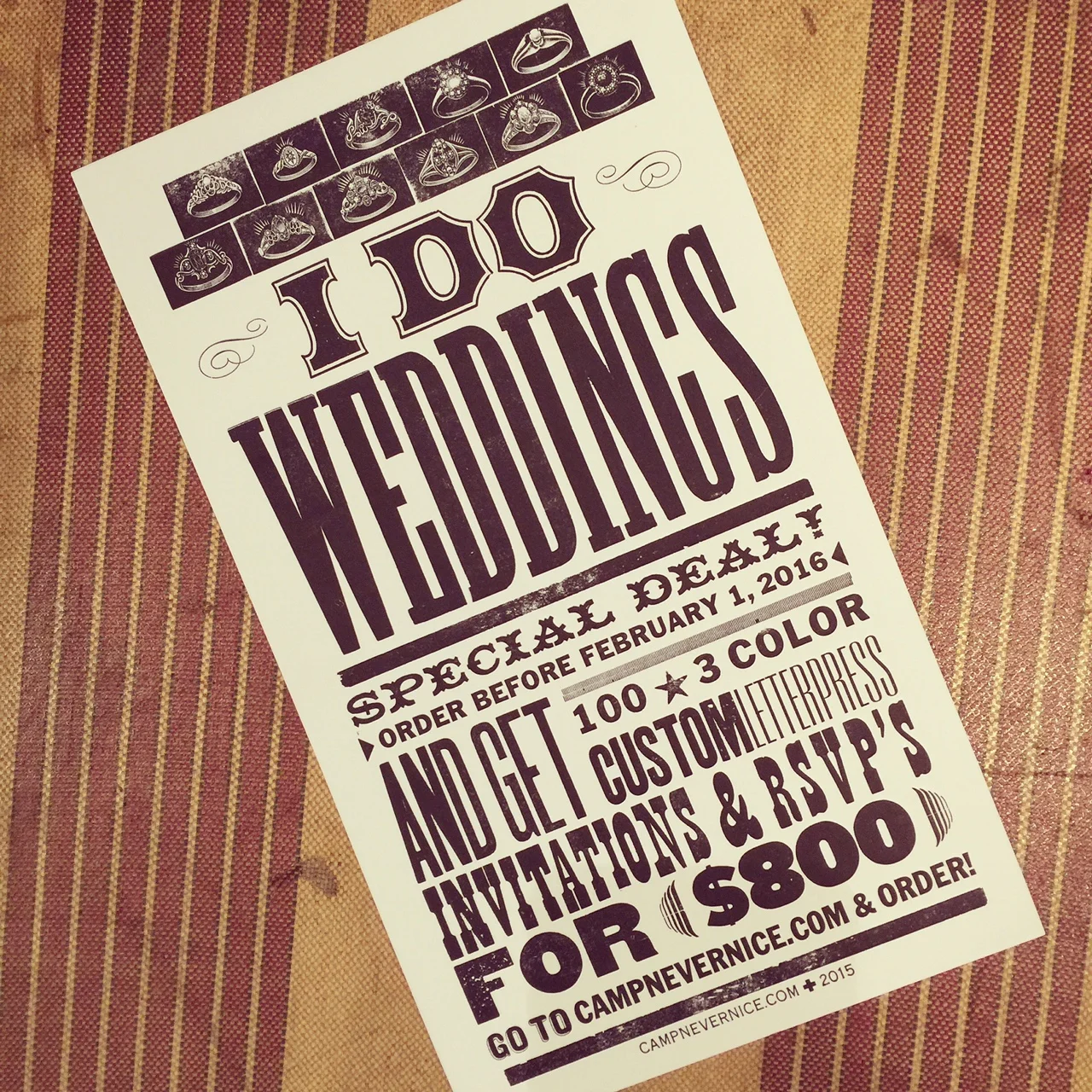 I DO WEDDINGS discount package