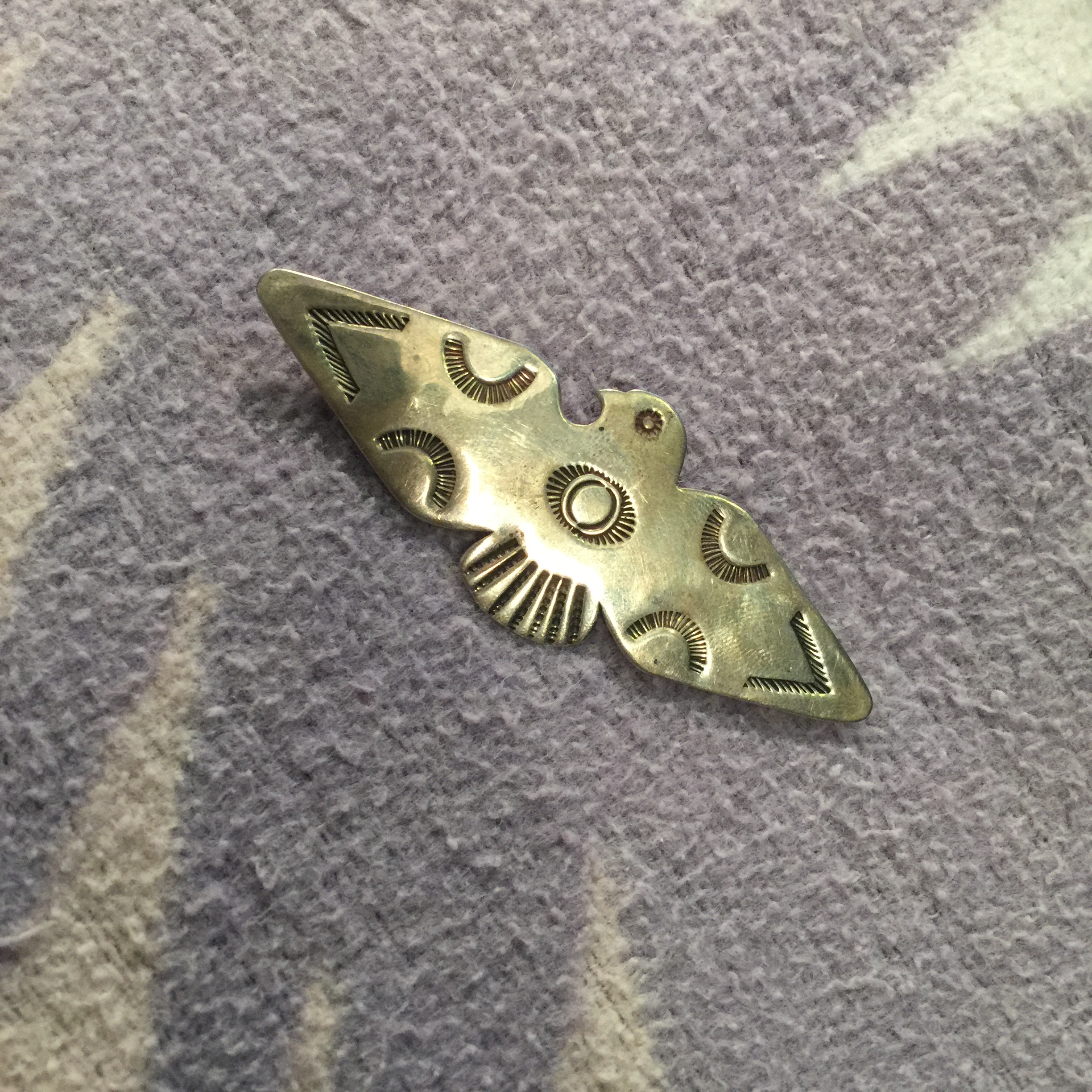Large Thunderbird Vintage Brooch