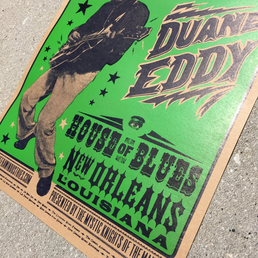 DUANE EDDY Ponderosa Stomp No. 9 Poster — Pioneer House