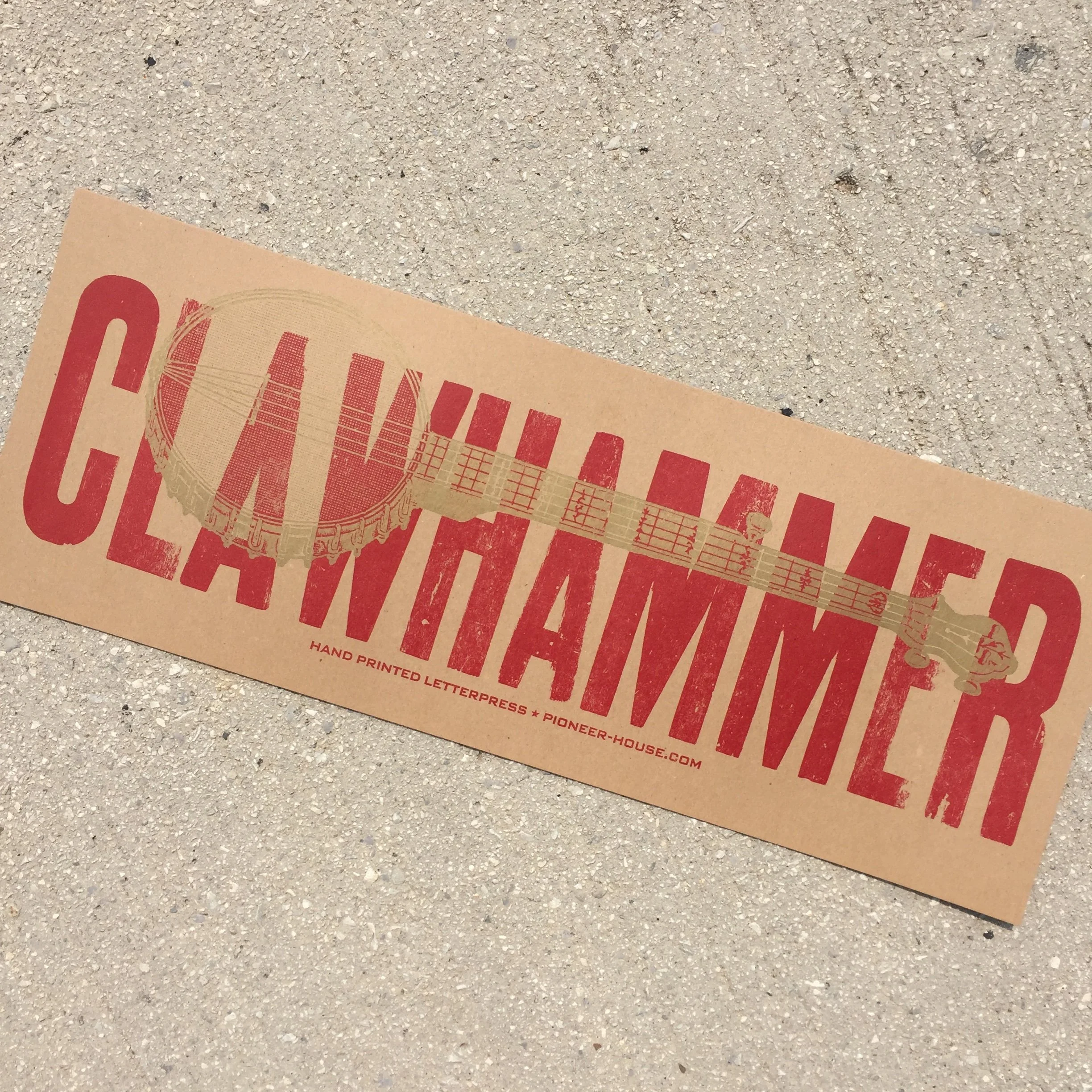CLAWHAMMER Banjo Print