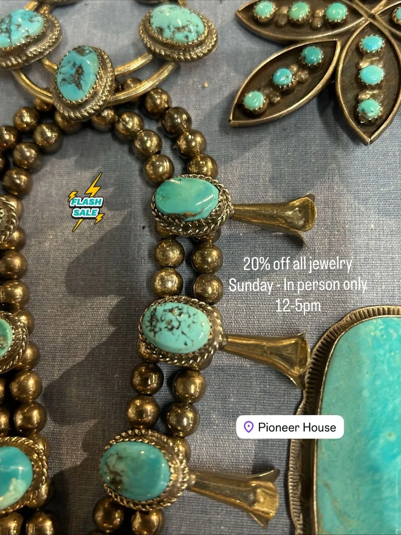 FLASH SALE on all jewelry TODAY - instore only - Sunday Nov 16 from 12-5.  20% off - jump start your gift stash. Giving is the best part!