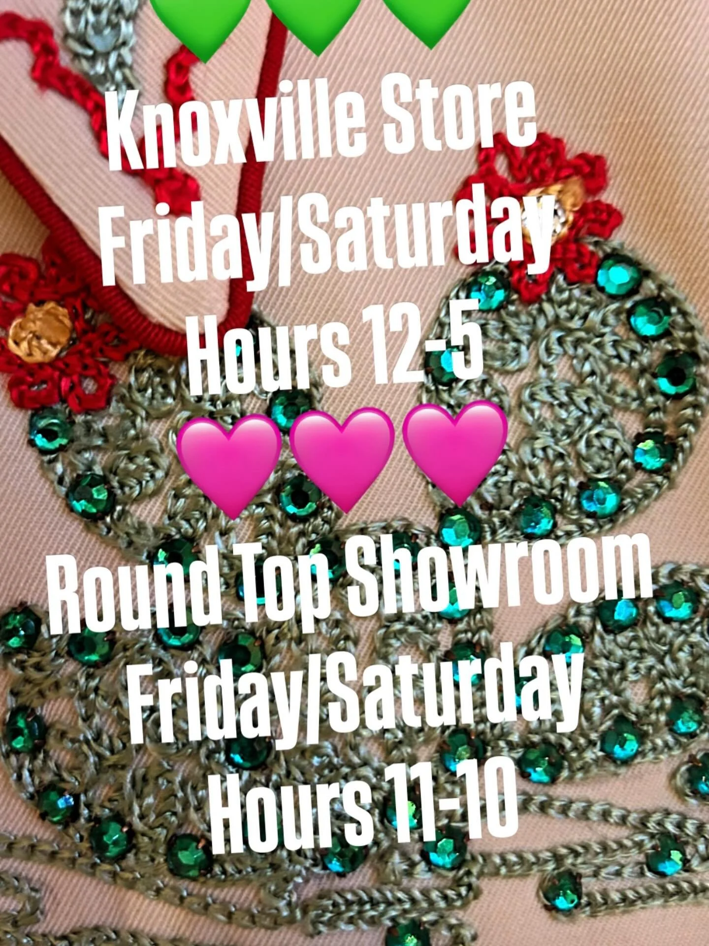 The exceptional Big Ears Festival is happening now in Knoxville - come see us at 700 E Depot Avenue/Knoxville TN AND last 2 show days of our PopUp showroom at Texas Antique Week at 550 N Washington St/Round Top, TX Thanks y&rsquo;all for supporting o