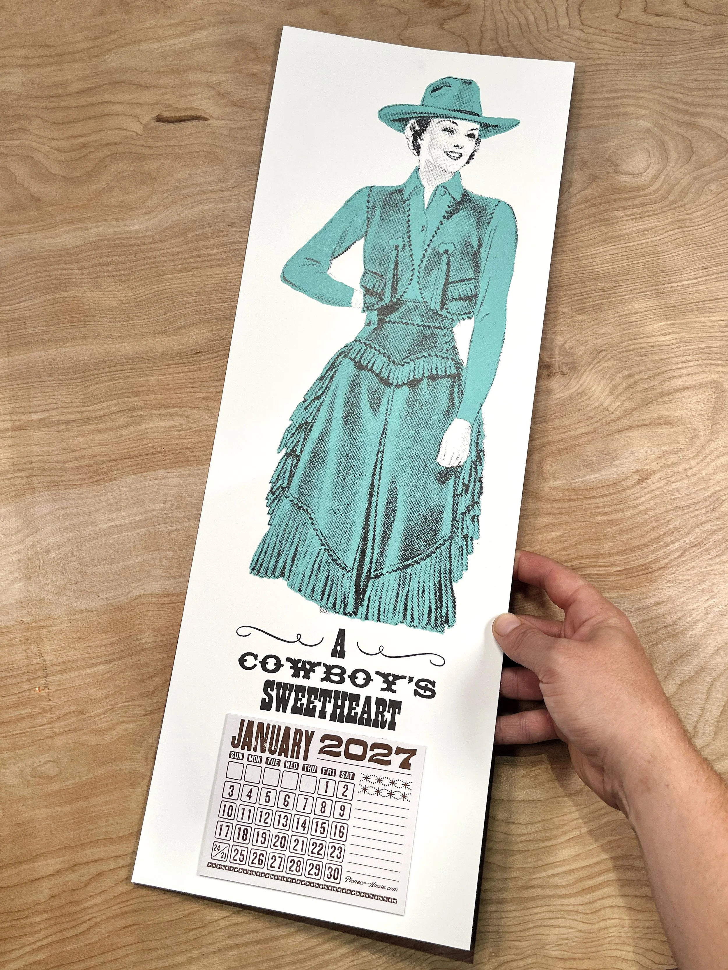 A COWBOY'S SWEETHEART 2027 Calendar