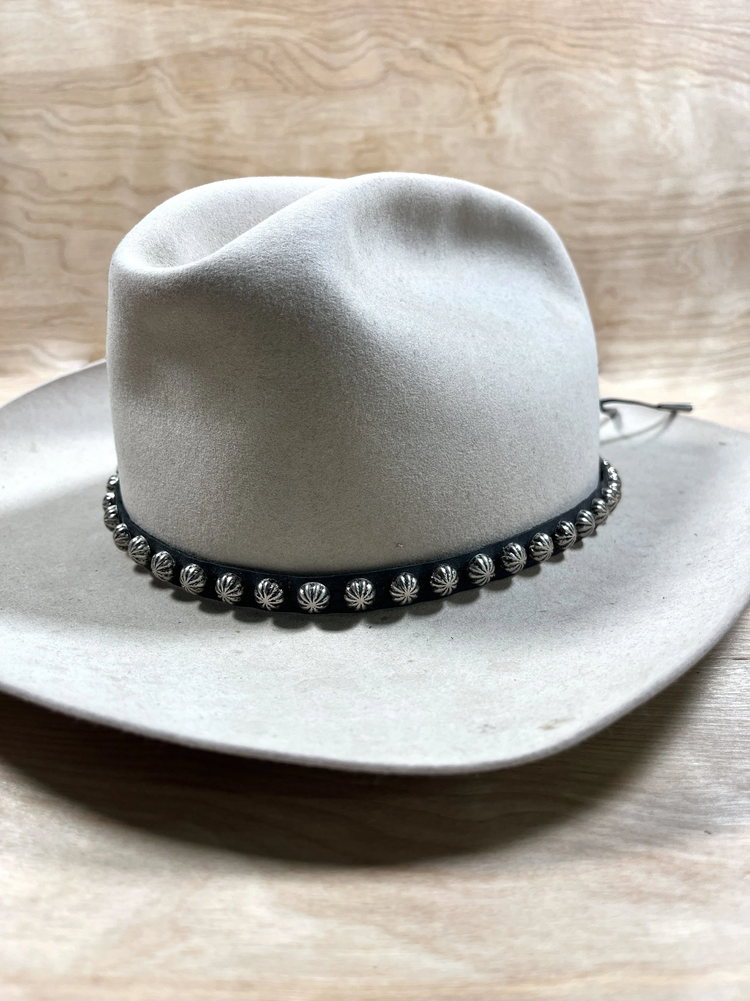 Hatband Studded Leather
