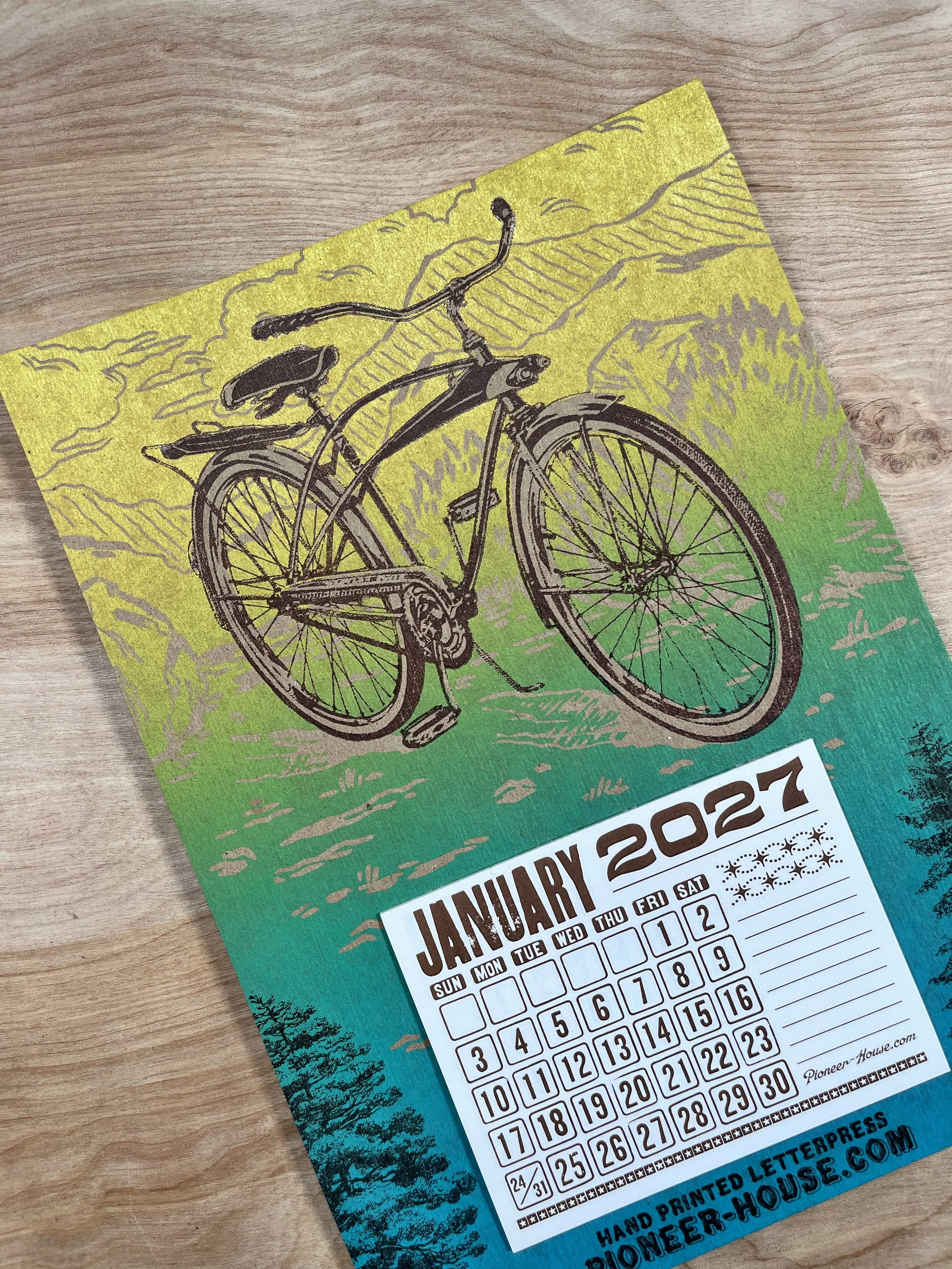 VINTAGE BICYCLE 2027 Calendar