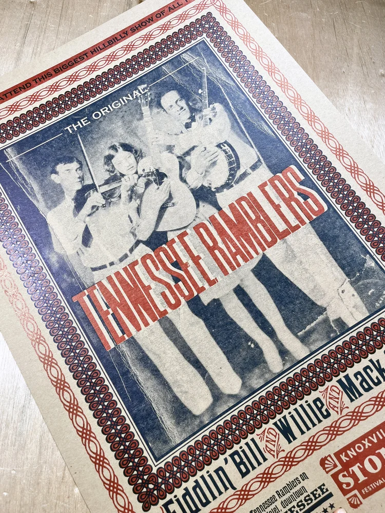 TENNESSEE RAMBLERS Poster — Pioneer House