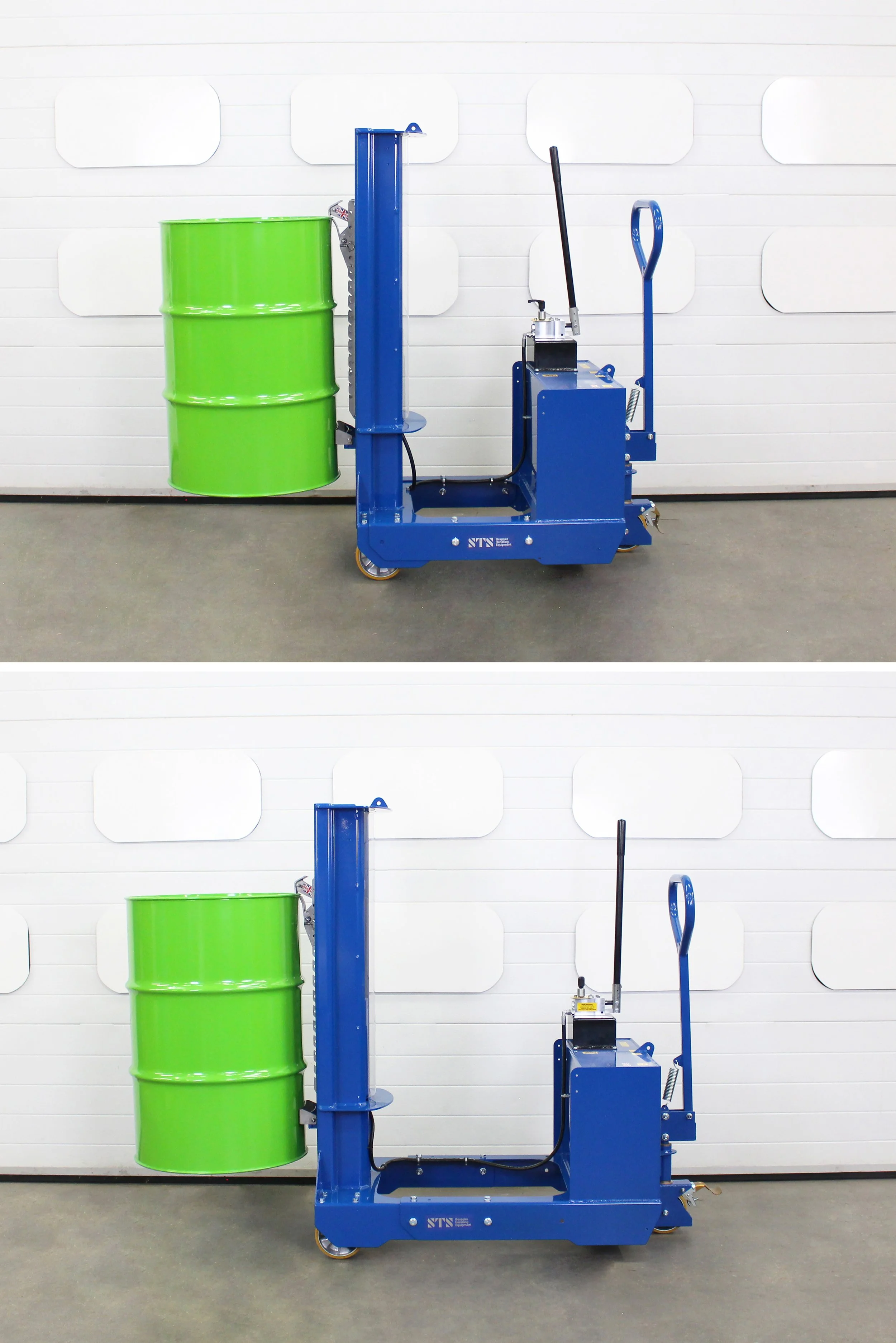 Drum Lifter Drum Palletizer Counterbalanced — Safe Drum Handling Company