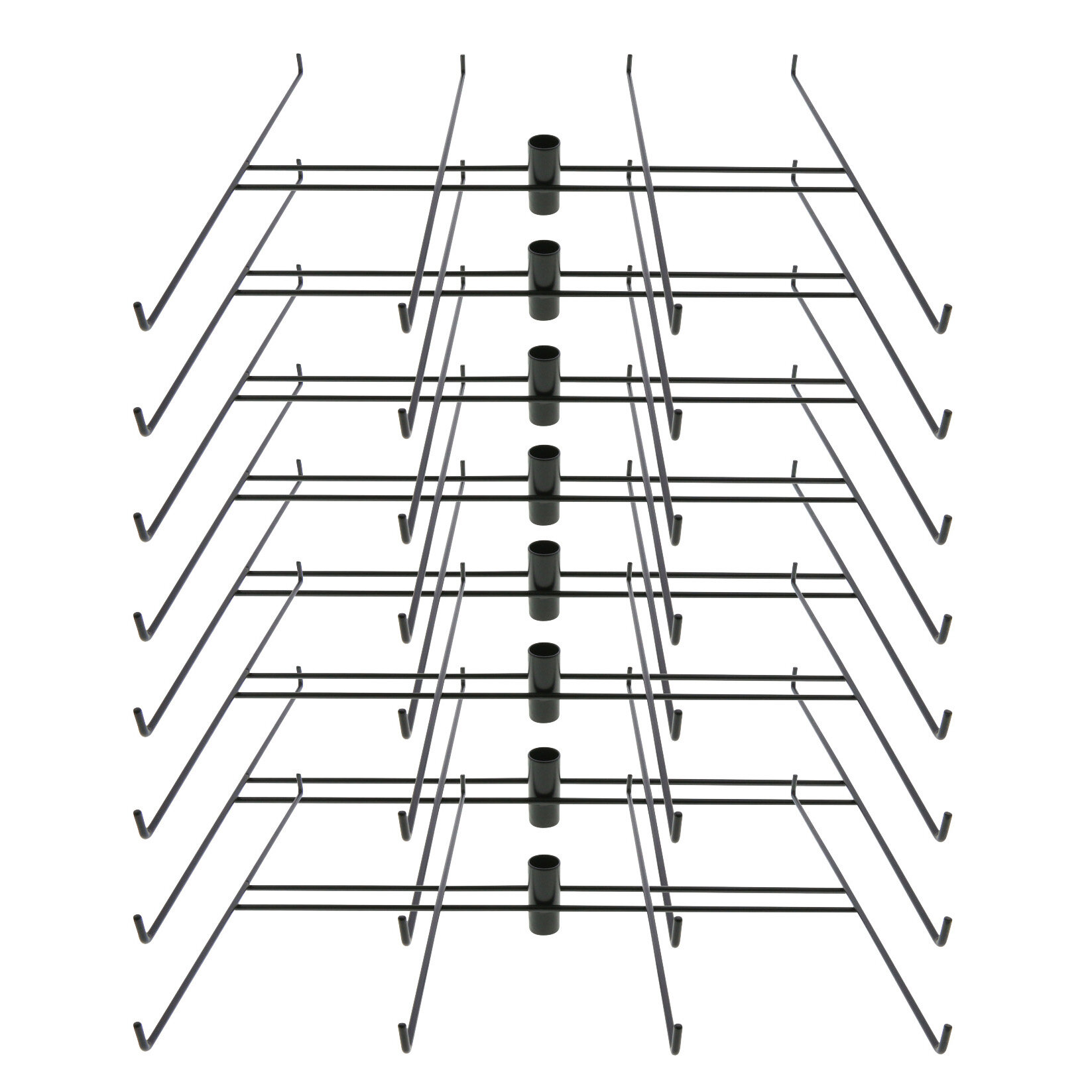 Black Square 8-Peg Display Tier 8 pc.JPG