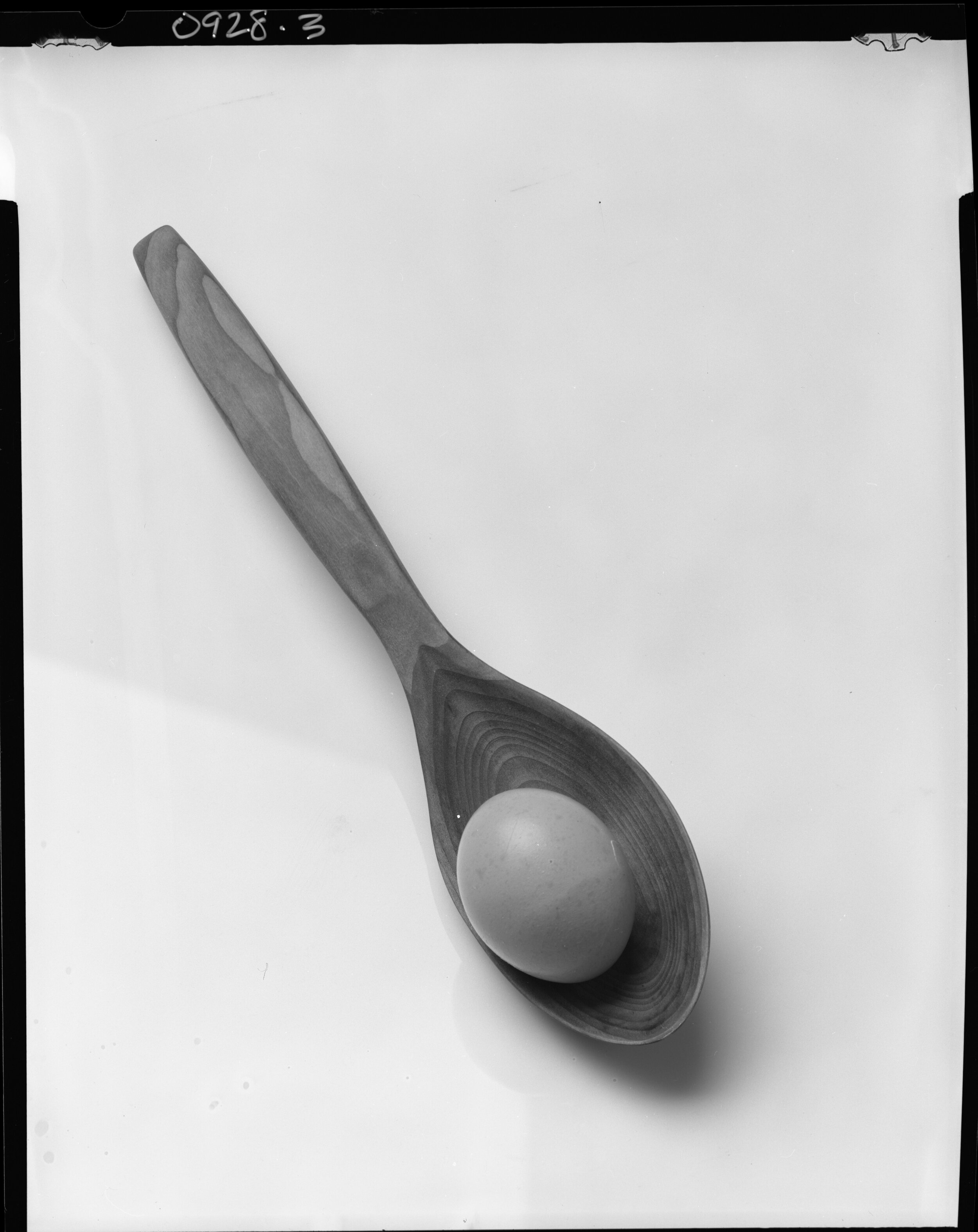    Handmade spoon, henmade egg   