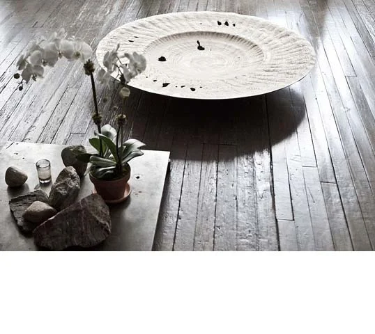 Double Walled Large Rimmed Plate III / baltic birch; 48 in x 48 in