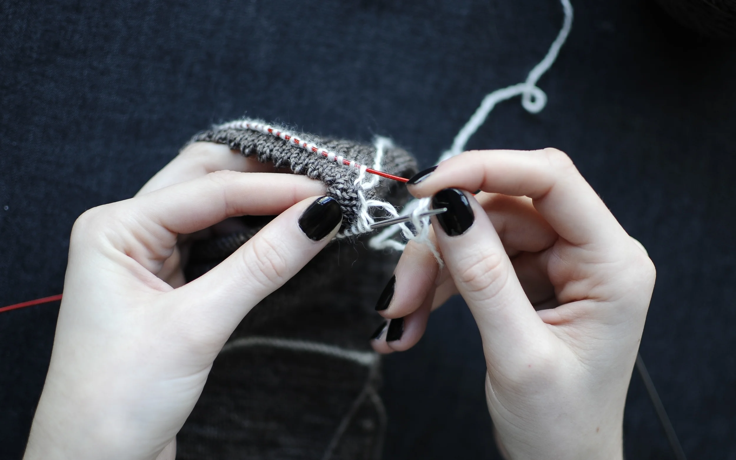 7. Using the Backwards Loop Method, cast on 4 stitches onto Left Hand needle . This is the third errata in the pattern. It should read LH needle instead of RH needle. 
