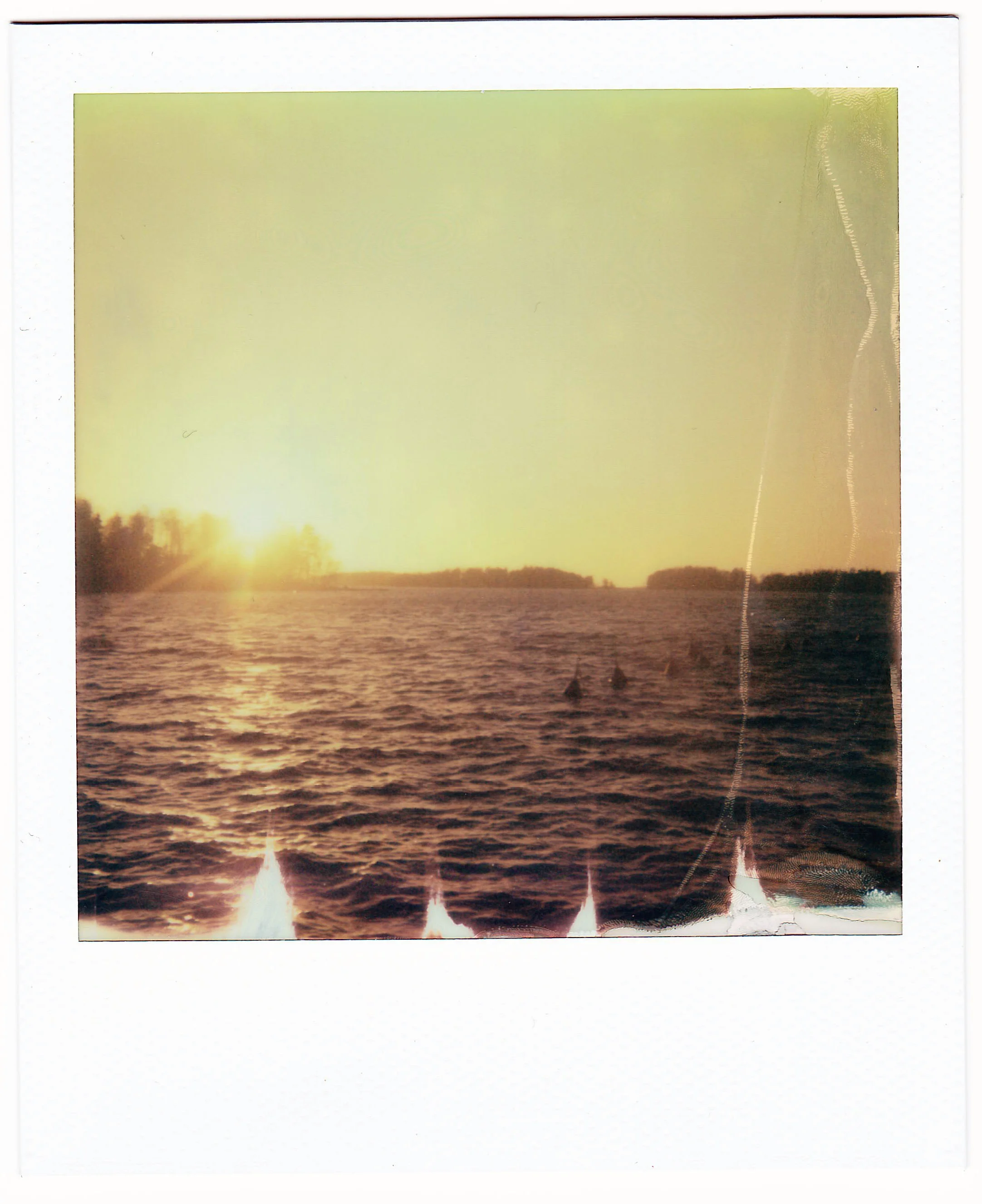 Sunsent in Lauttasaari. 