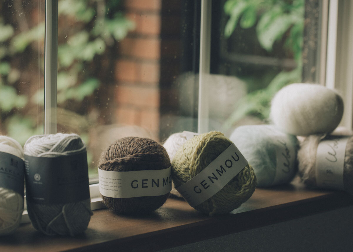 Picture of DARUMA yarn. Photography by Masahiro Shimazaki for amirisu.