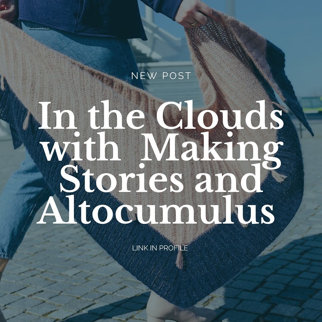 With the excitement of announcing new designs now over, I have some housekeeping to get back to. ☁️ I never got to introduce Altocumulus properly when it was released in Making Stories's Issue 6 this past September. However, I never think it is too l