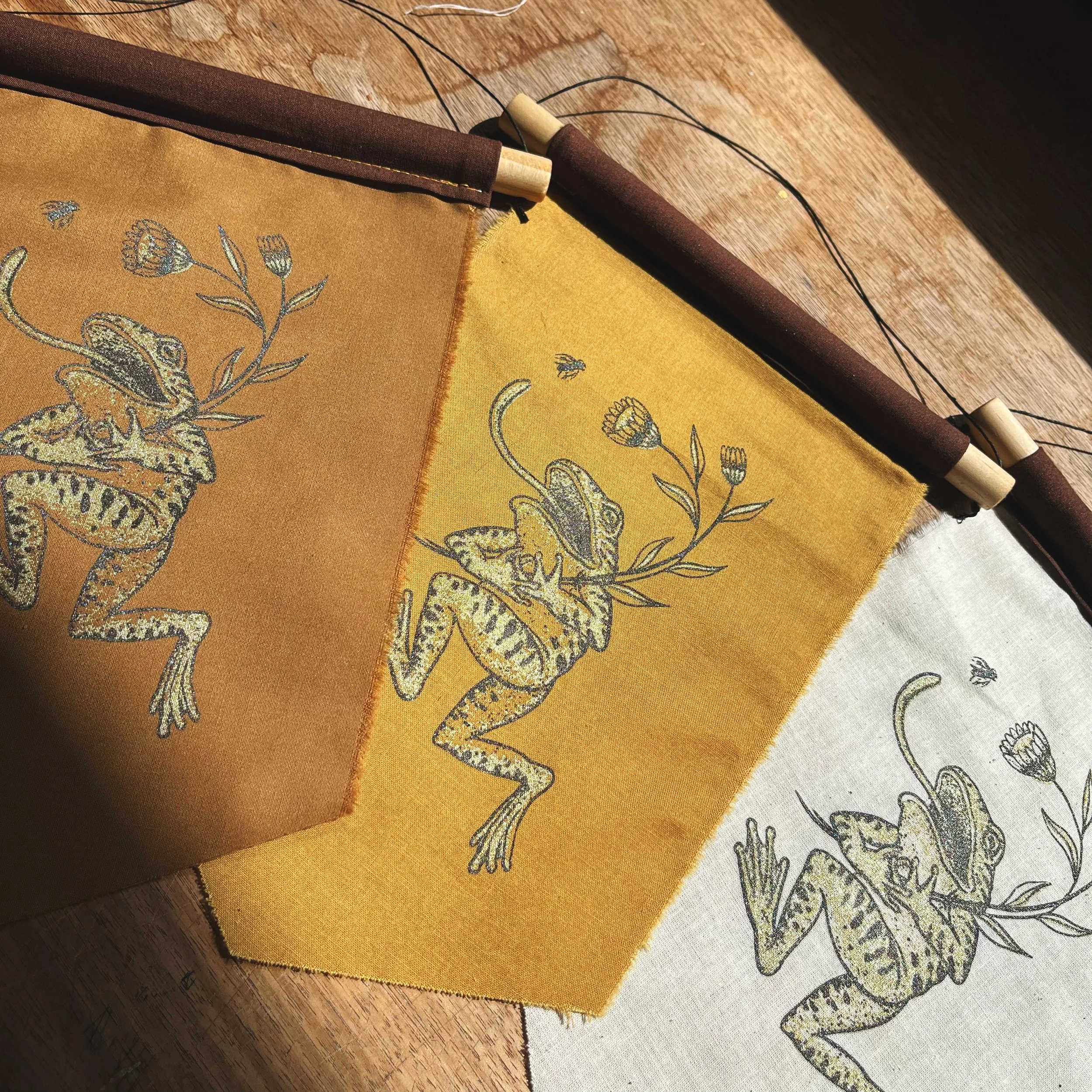 Frolicking Frog banner