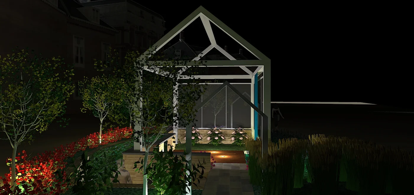 3D Model Night Rendering