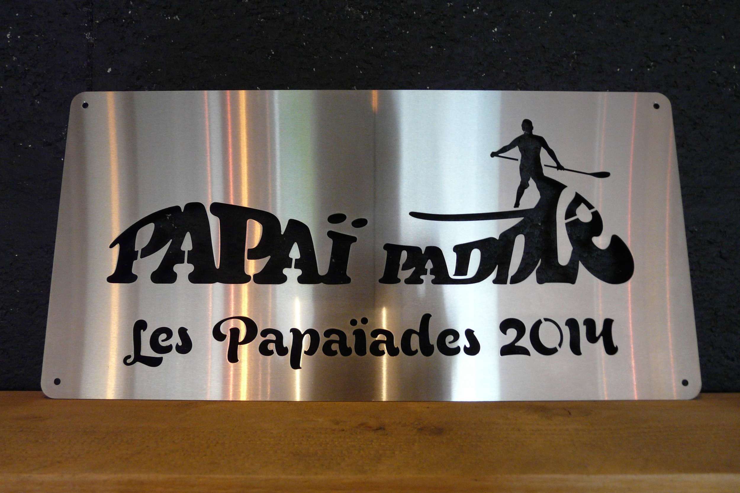 Plaque trophée "Papaï Paddle"