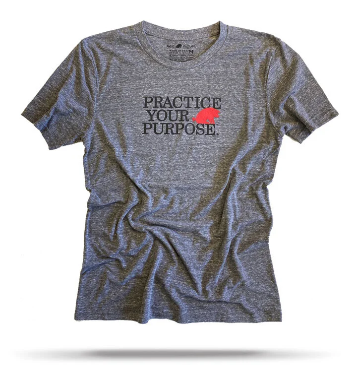 Serif Gray Unisex Gray tee 