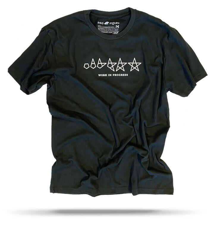 Work in Progess Unisex Tee Shirt Work in Progess Unisex Tee Shirt