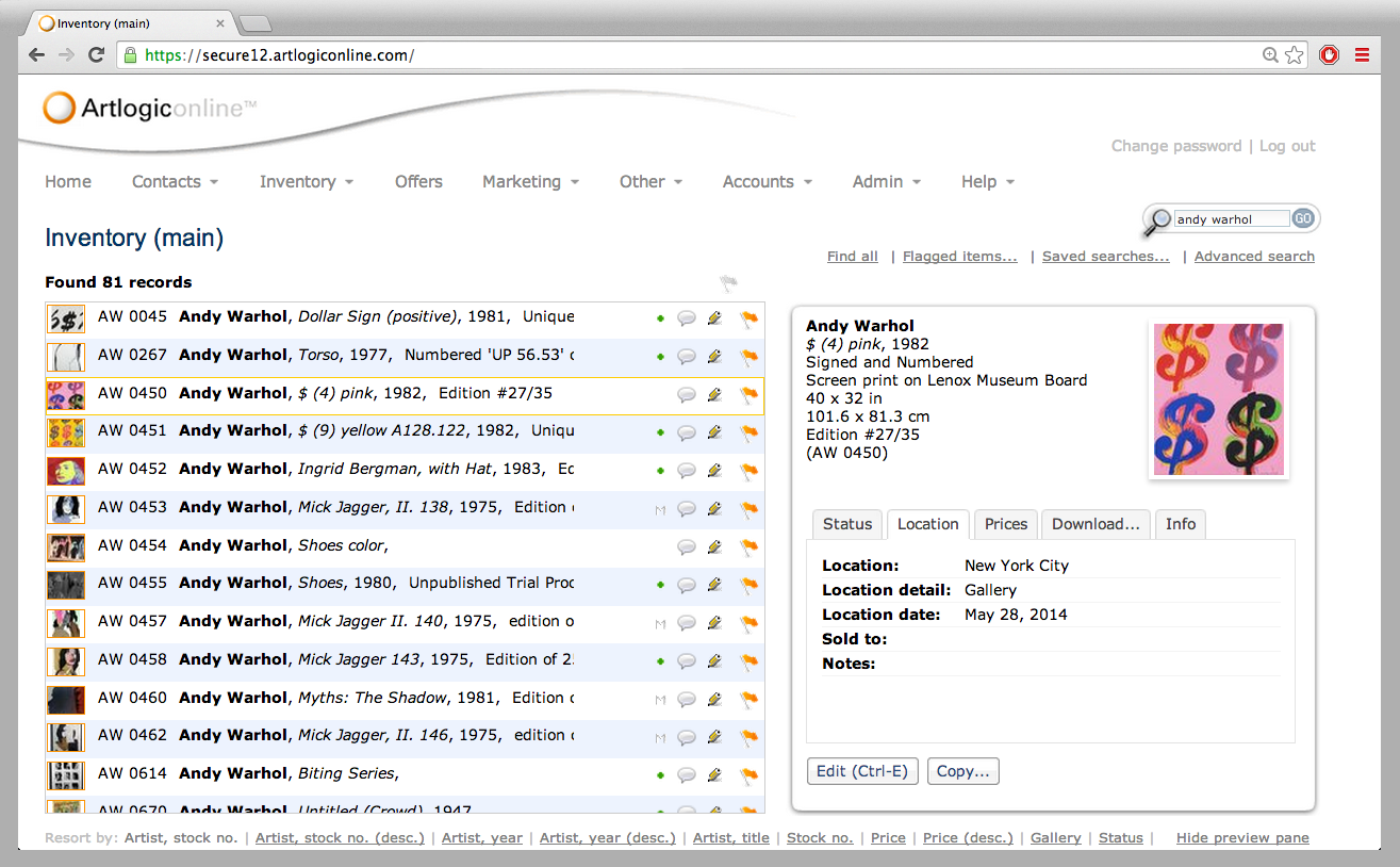  We help manage your assets, keep track of your collection and stay on top of market value.