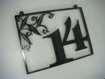 A hous number made in a few minutes on a High Z series CNC machine with a Powermax plasma cutter